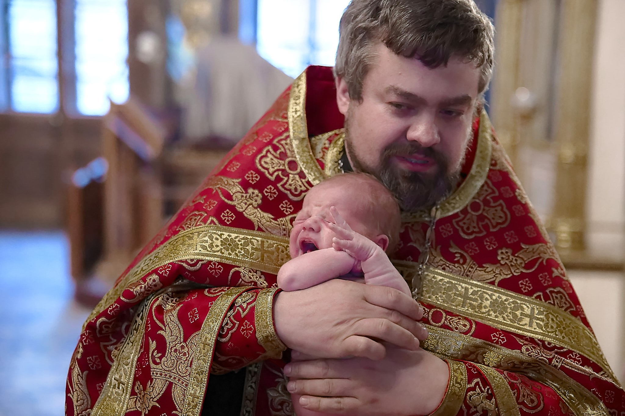 Таинство Крещения на Светлой Седмице. Фотограф в Москве