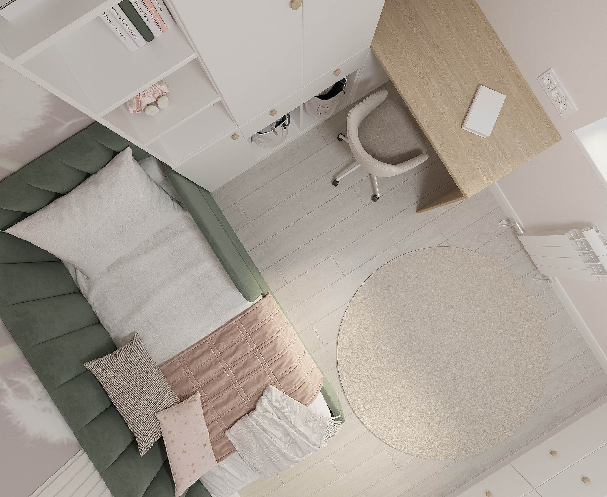 Детская комната для девочки г. Находка. Дизайн интерьера / Дизайн-проект / Лебедь Юлия