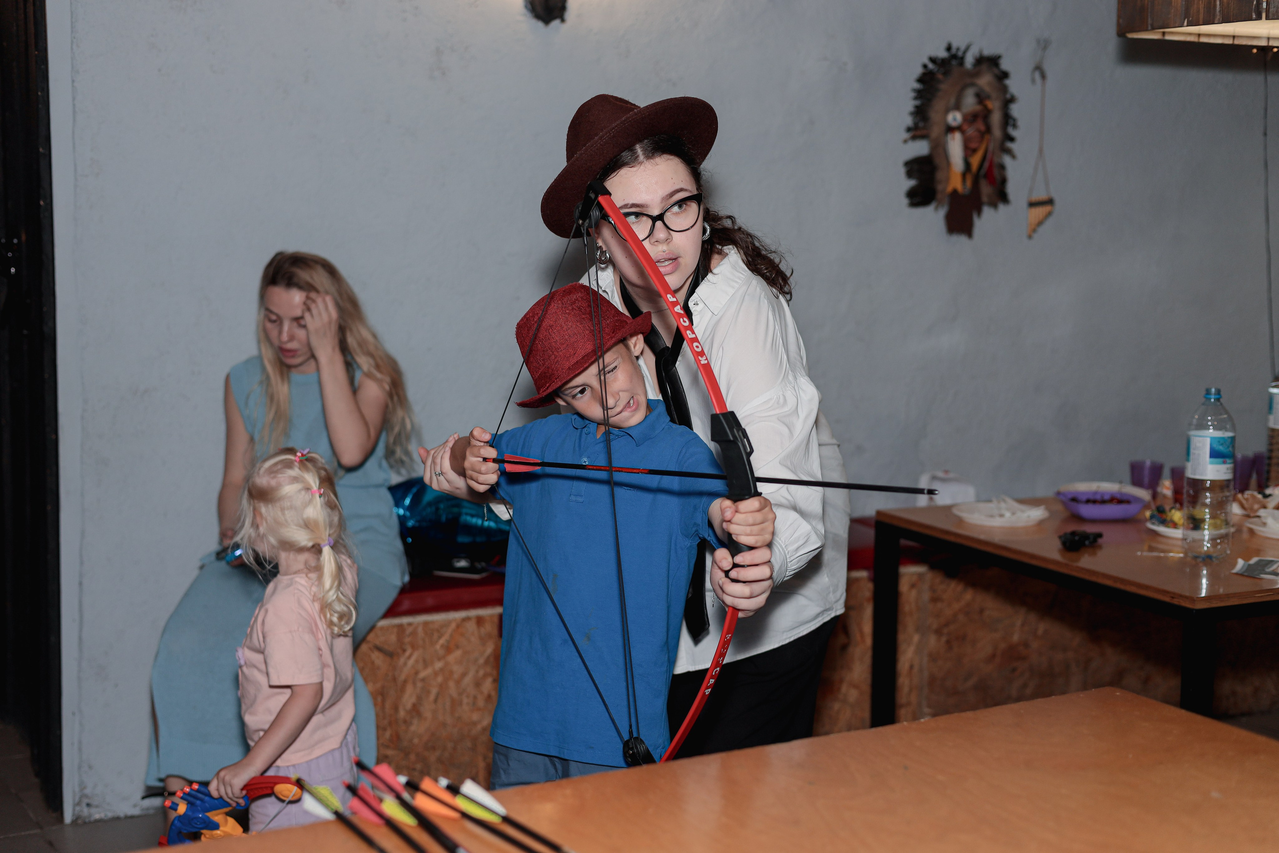 День рождение в стрелковом клубе. Фотограф Надршина Лилия