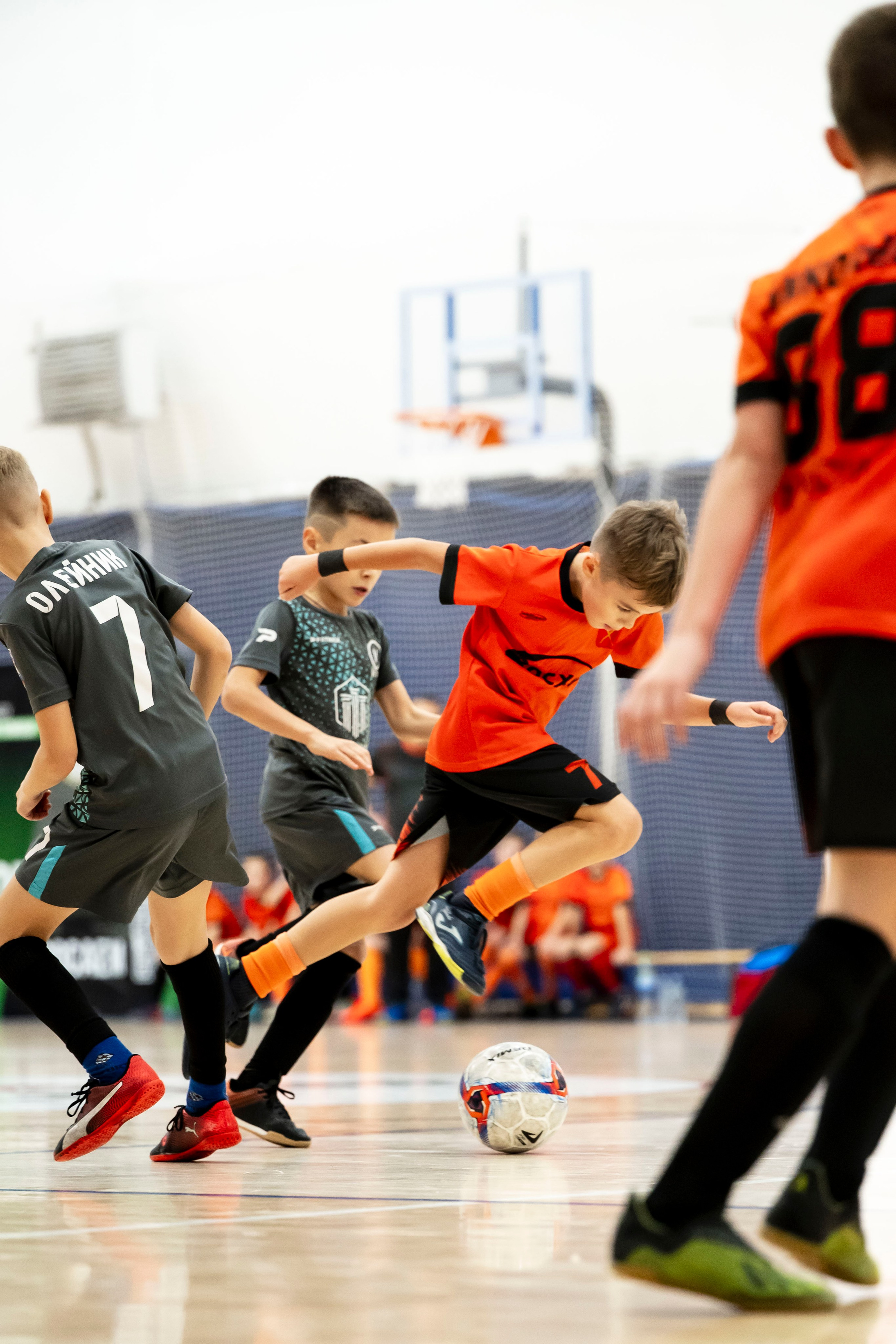 Всероссийский турнир по мини футболу FUTSAL KIDS TROPHY 2025. Спортивный фотограф в Туле и Тульской области. Файсханова Фото Спорт