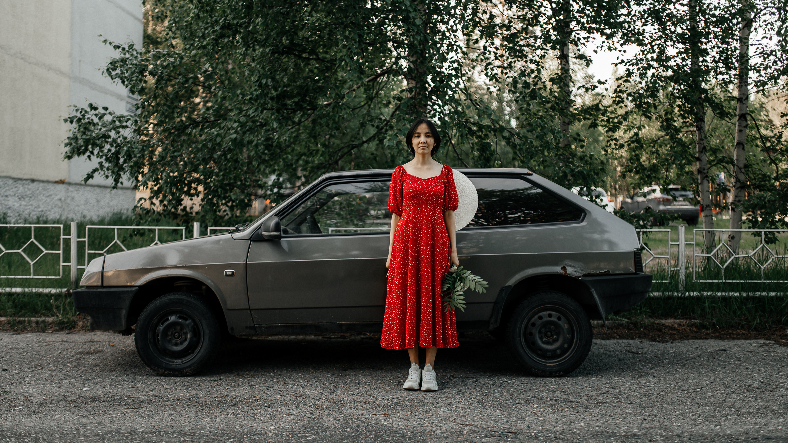 Ильмира и красное платье. Фотограф Нижний Новгород