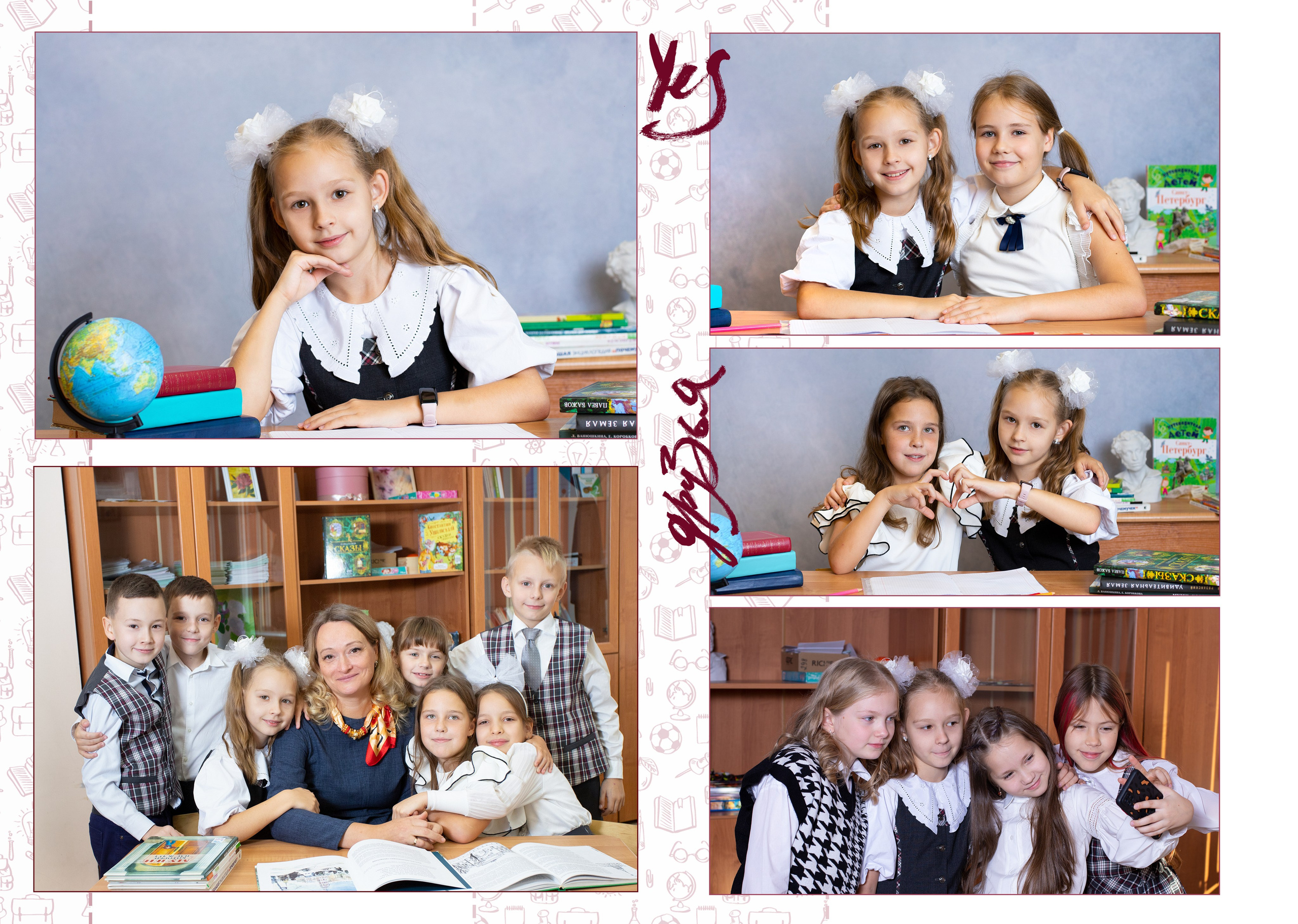 Альбом в дизайне Лайт подойдёт к любой  фотосессии. ВЫПУСКНЫЕ АЛЬБОМЫ для детского сада и школы Санкт-Петербург и Лен. область