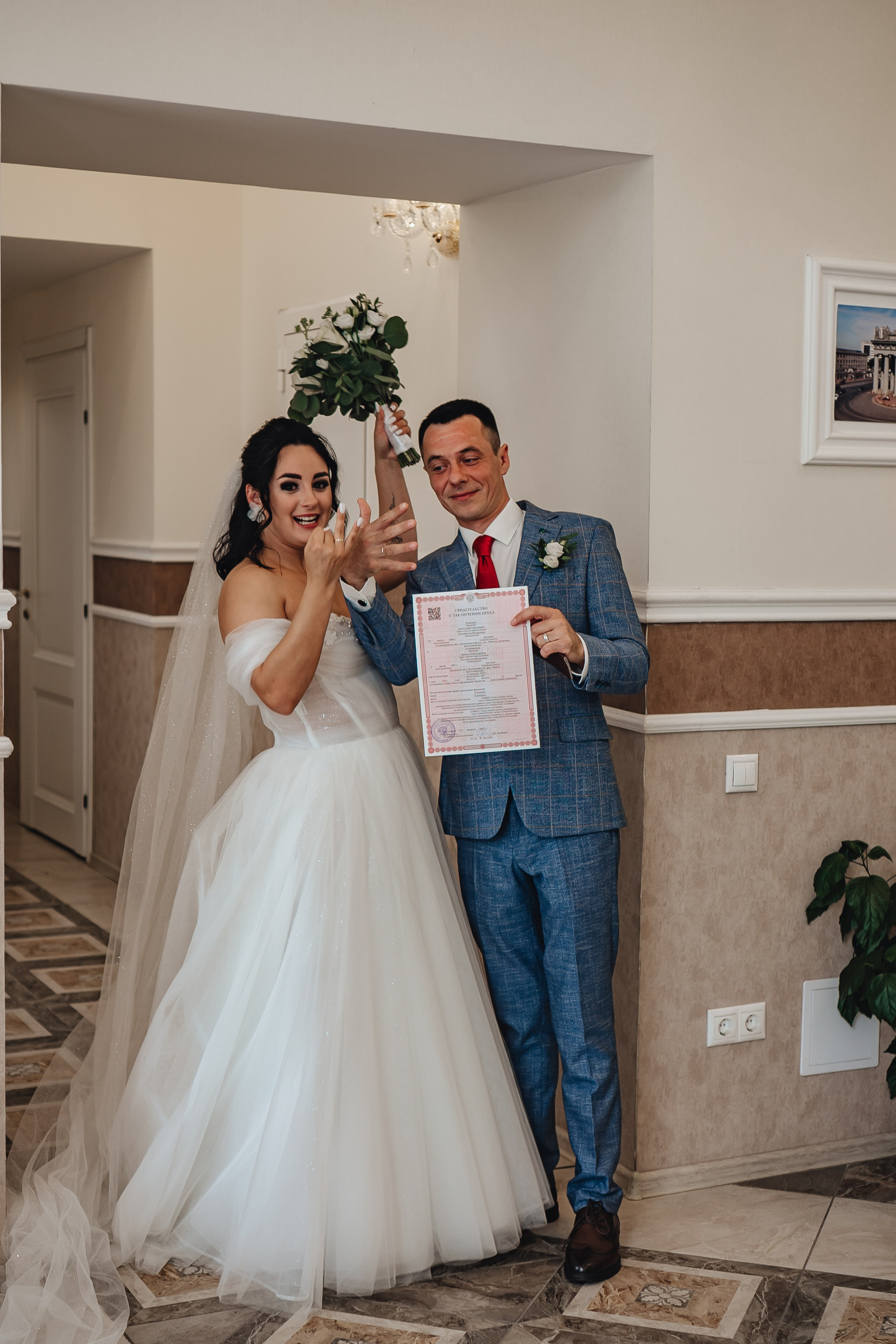 СВАДЕБНАЯ СЬЕМКА В ЗАГСЕ НА МОСКОВСКОМ ПРОСПЕКТЕ. Профессиональный фотограф, Санкт-Петербург — Виктория Богомолова