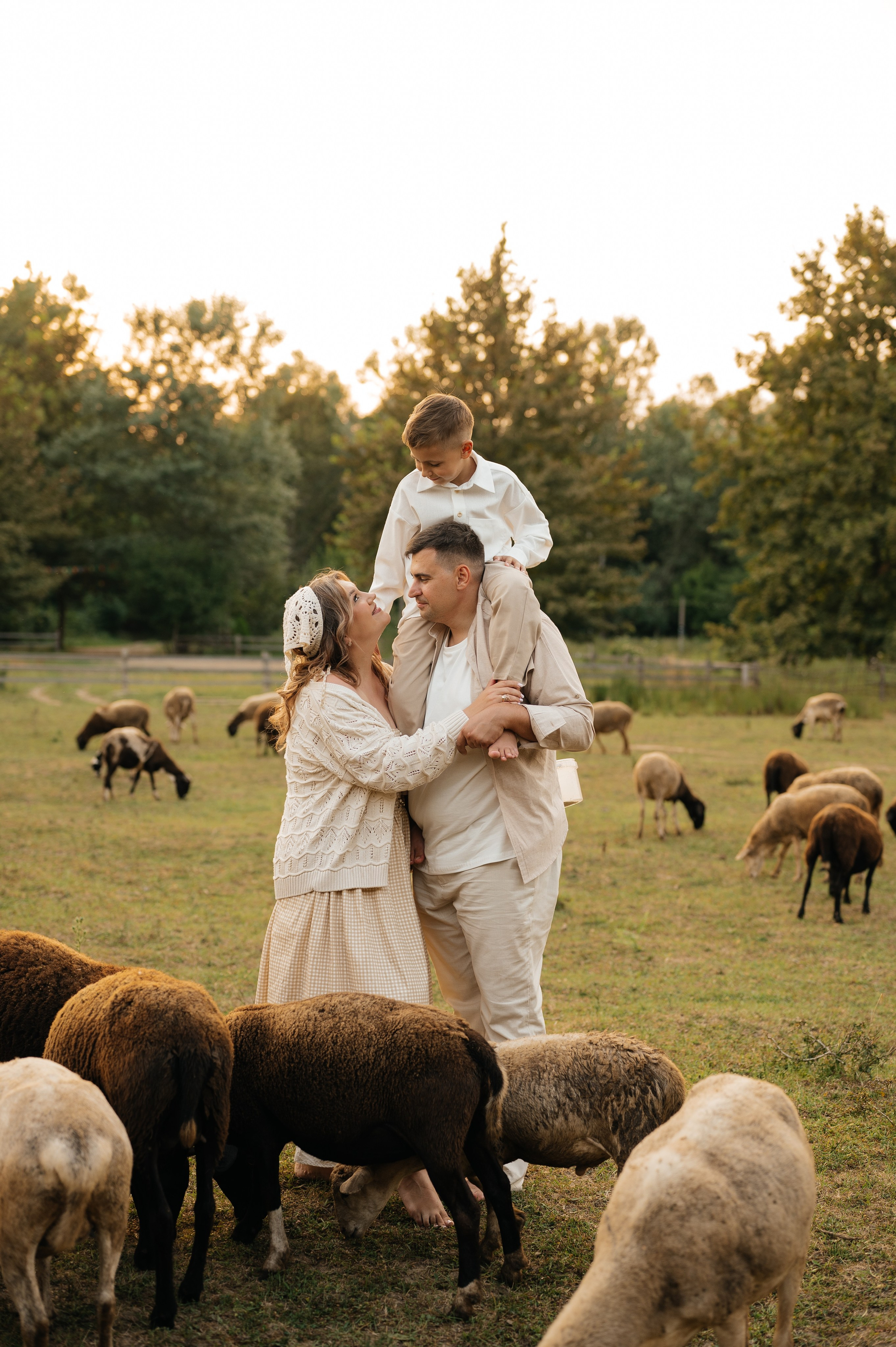 Семейная фотосессия на ферме. Свадебный и семейный фотограф в Краснодаре Алина Мельник