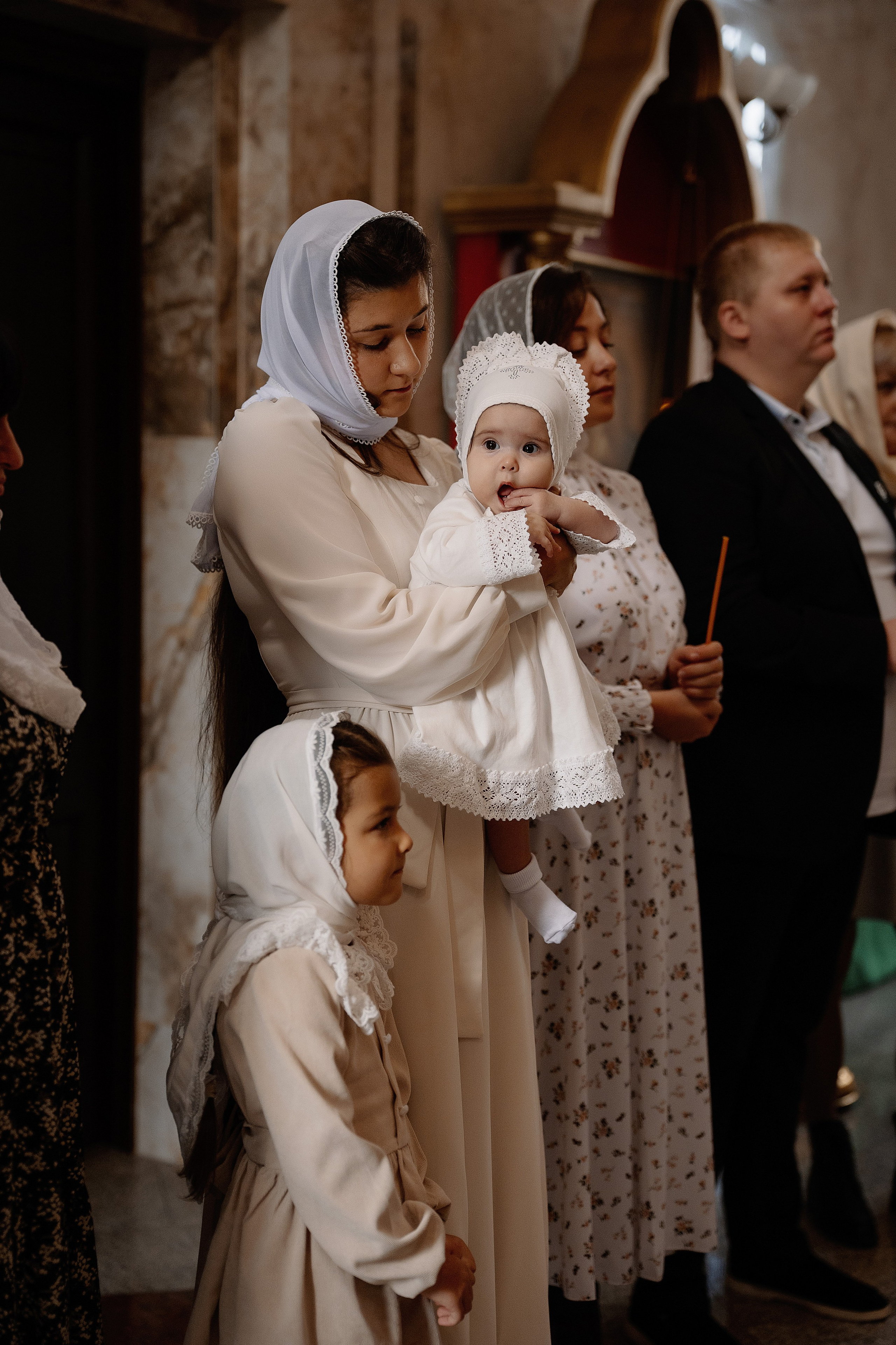Таинство крещения Снежаны. Фотограф на Крещение и Венчание в Красноярске Рамазанова Юлия
