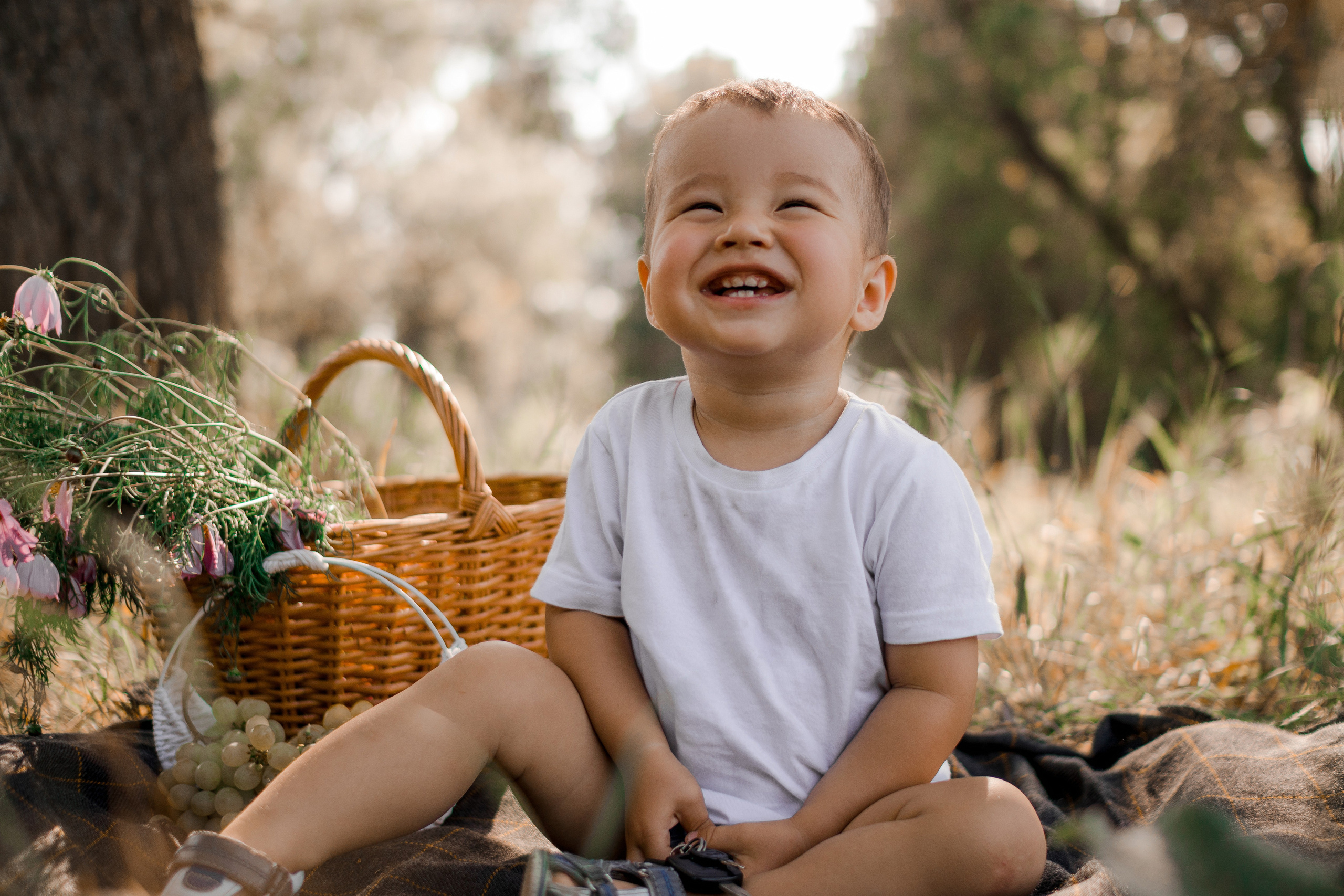 Семья Гайнуллиных на фотосессии «Пикник». Фотограф Мурманск Лилия Маер