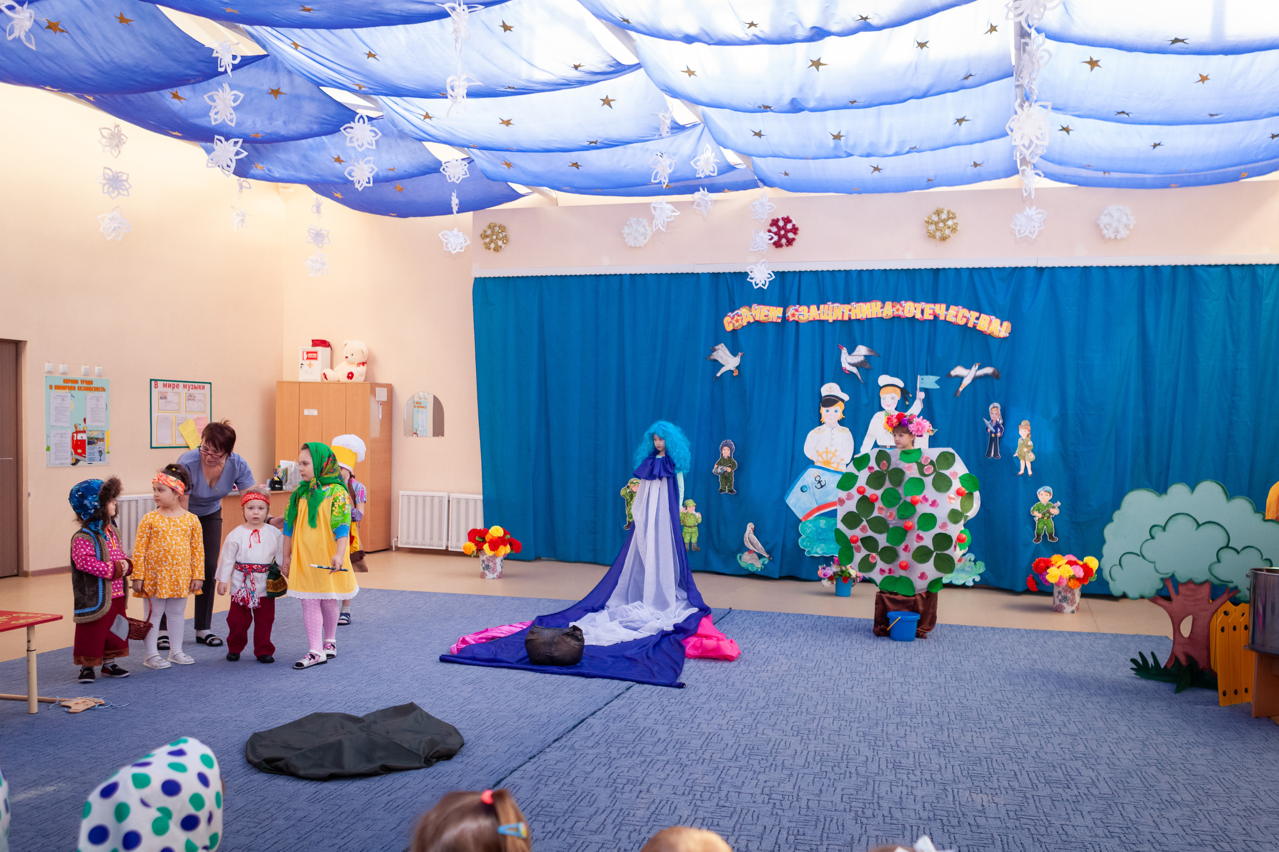 Премьера сказки "Гуси-лебеди" в д/с "Родничок", с.Горнозаводск