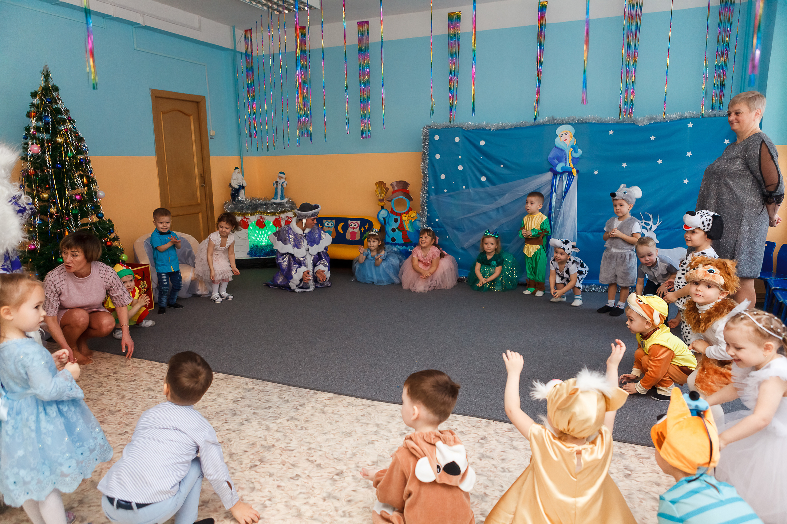 Новогодний утренник 2021, д/с "Журавушка", г. Невельск