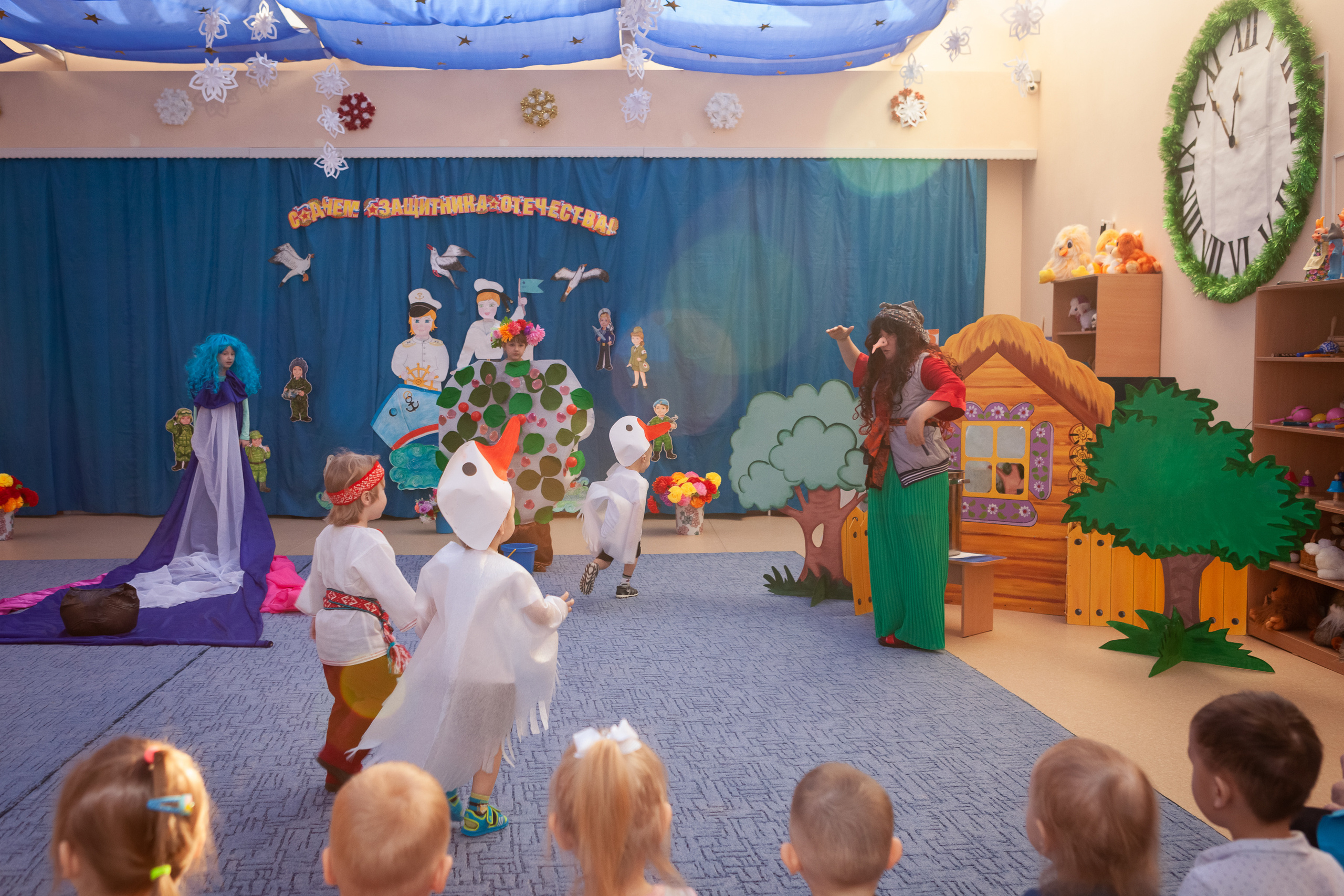 Премьера сказки «Гуси-лебеди» в д/саду «Родничок». Детский, семейный фотограф в Южно-Сахалинске, Невельске и Холмске