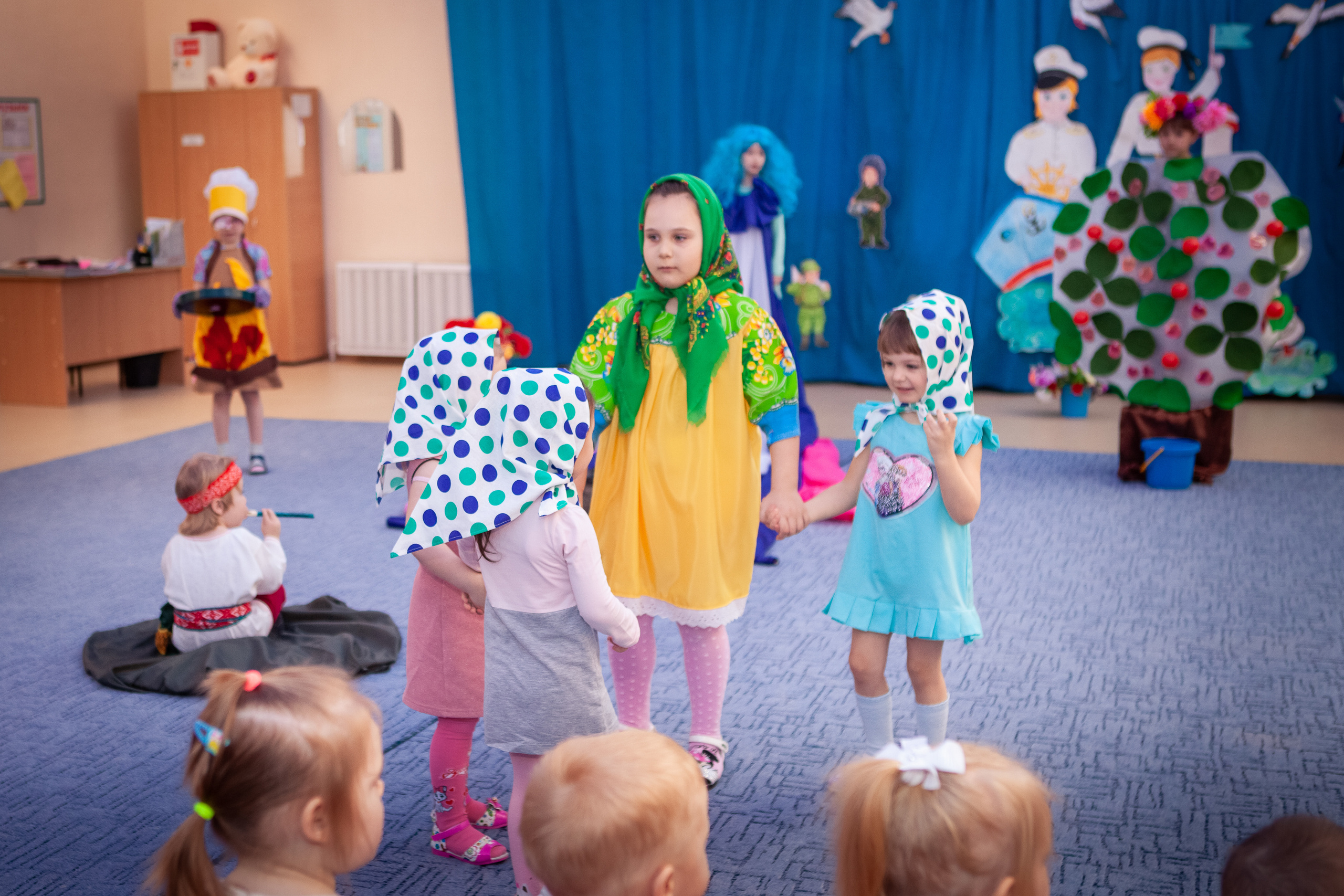 Премьера сказки «Гуси-лебеди» в д/саду «Родничок». Детский, семейный фотограф в Южно-Сахалинске, Невельске и Холмске
