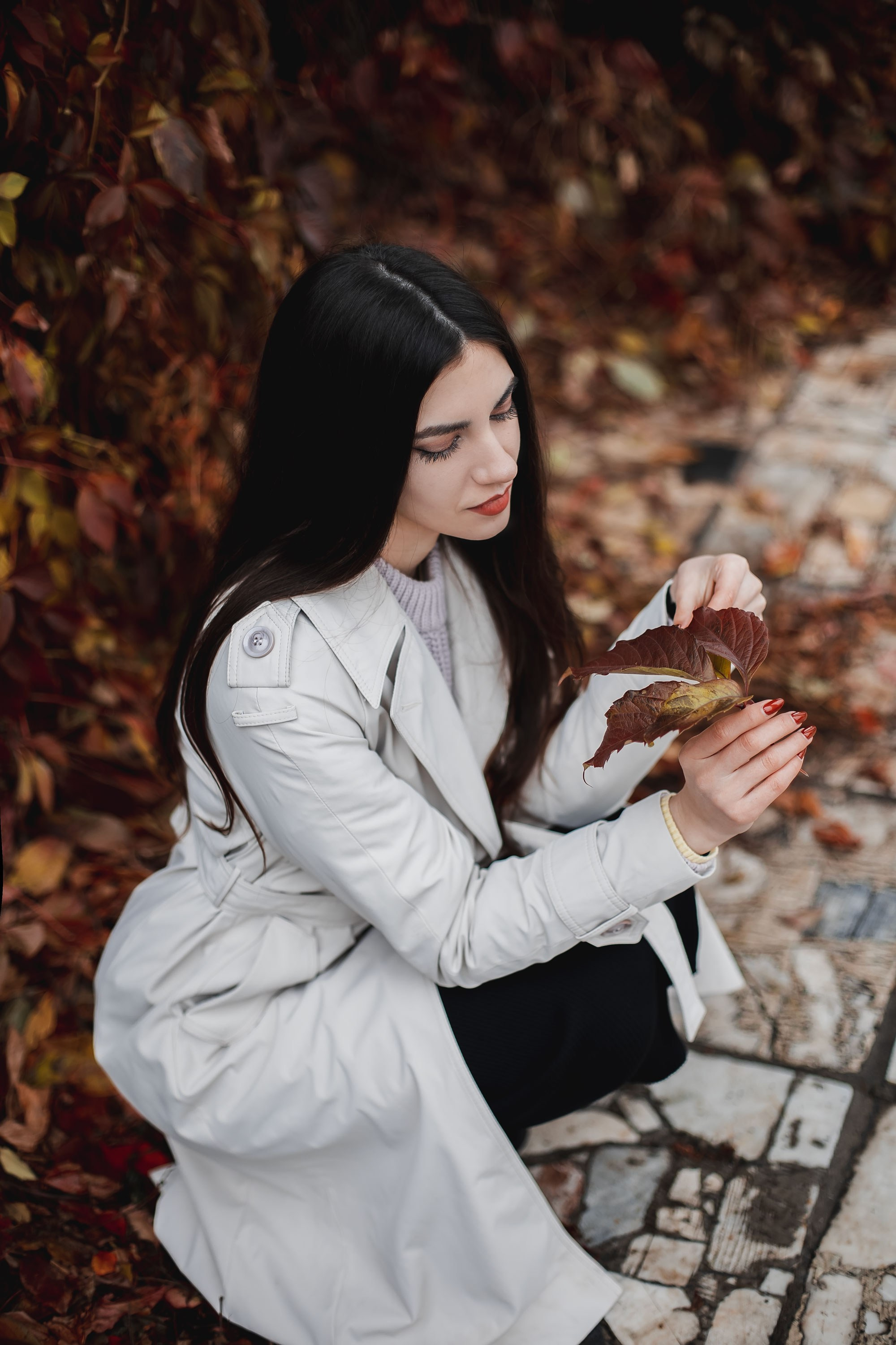 Осеняя фотосессия в Ботаническом саду им. Цицина. Семейный, индивидуальный фотограф в Москве Ангели Марина