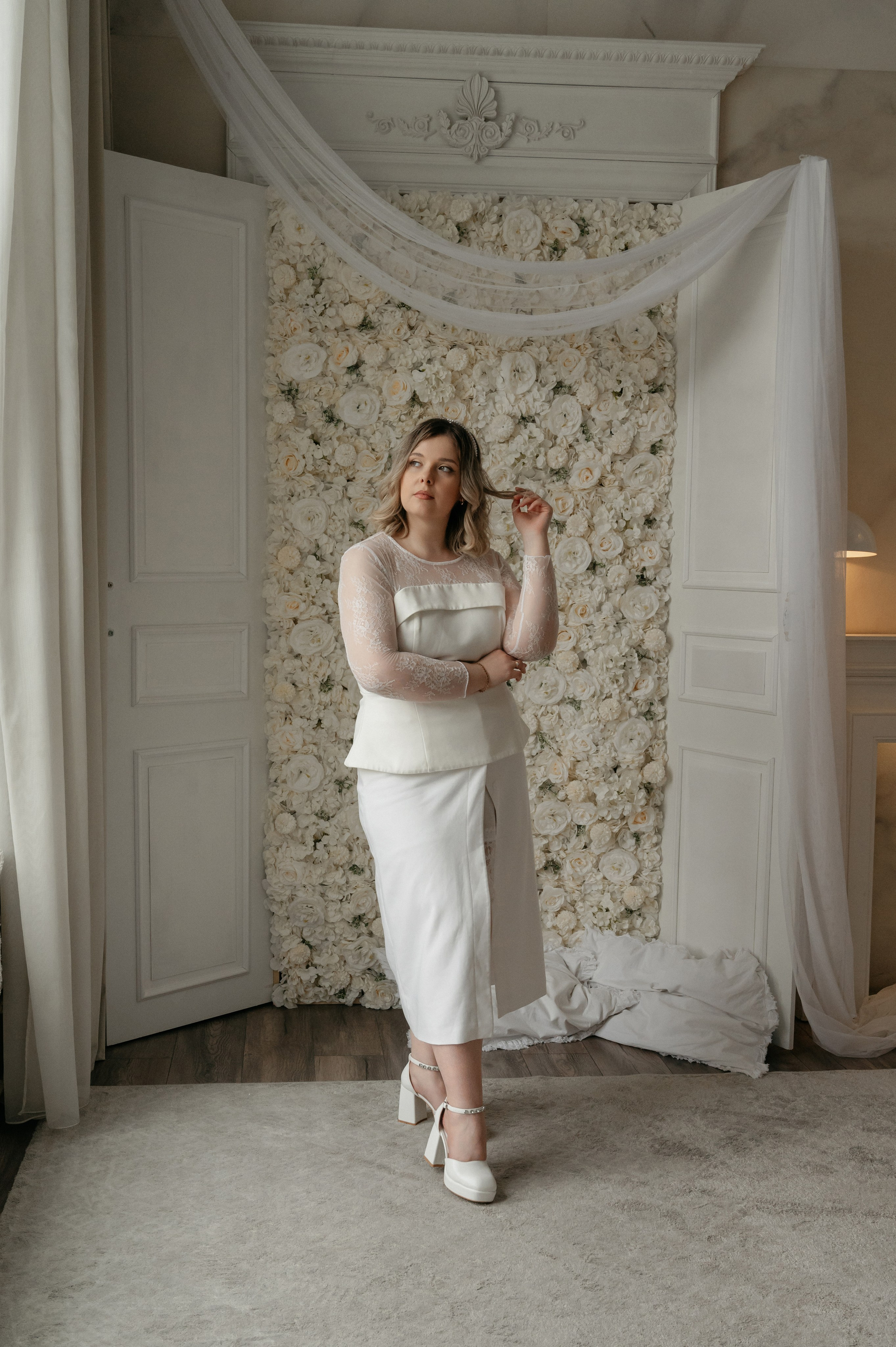 Годовасие малышки Киры в студии. Свадебный фотограф Мария Строгонова