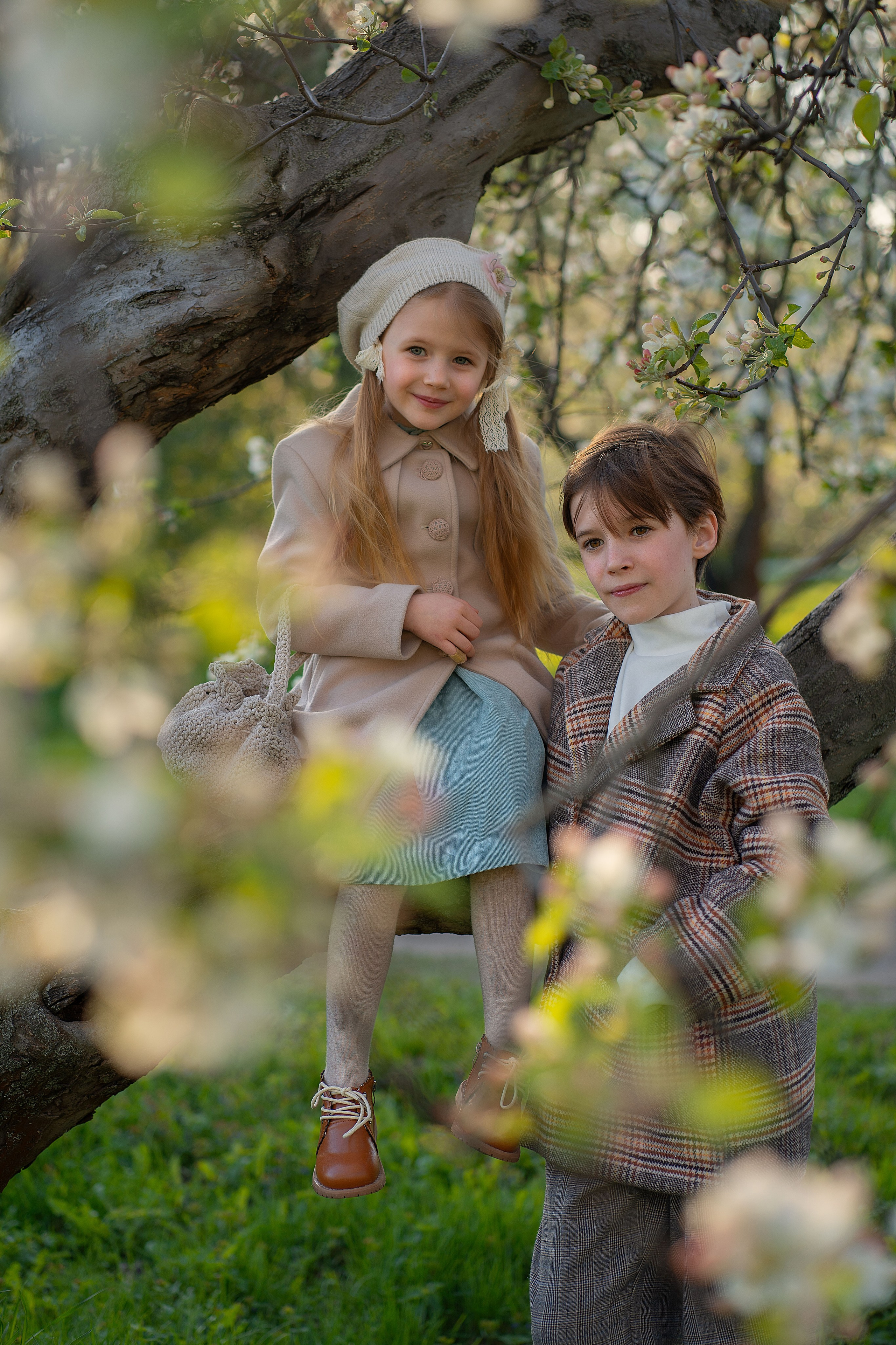 Детские весенние фосессии. Детский и семейный фотограф в Москве и Подмосковье Настя Наумова