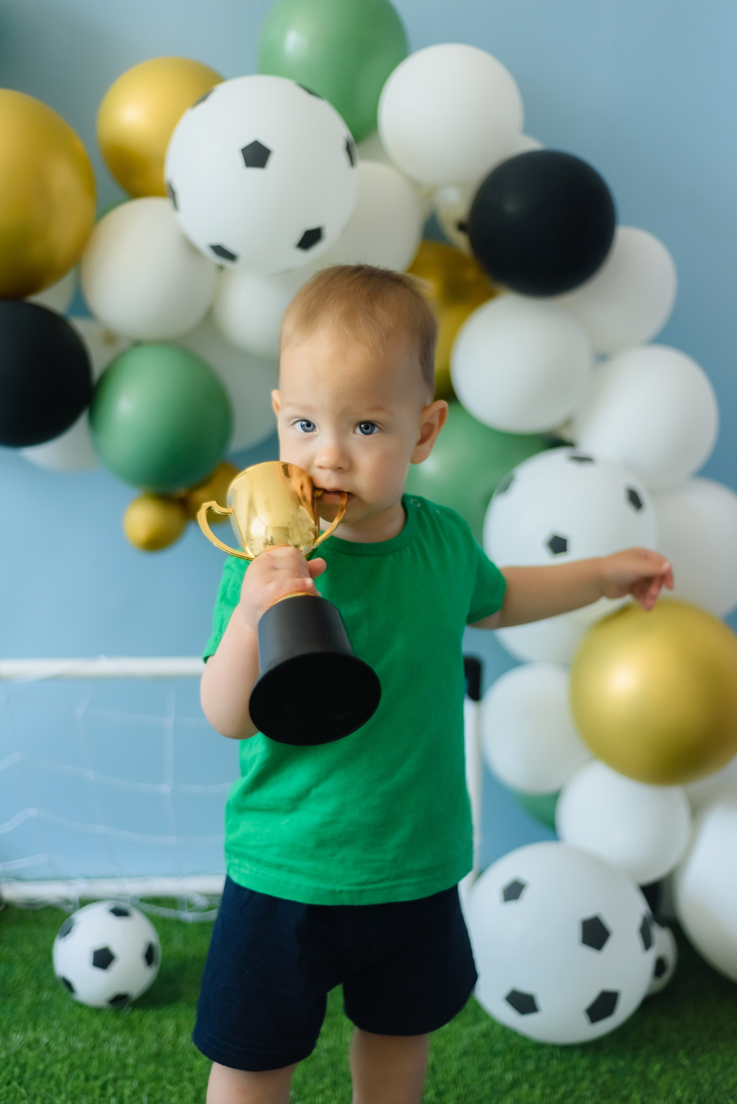 Фотозона «Футбол». Детский Фотограф |Фотограф на годик в Брянске Ирина Романова