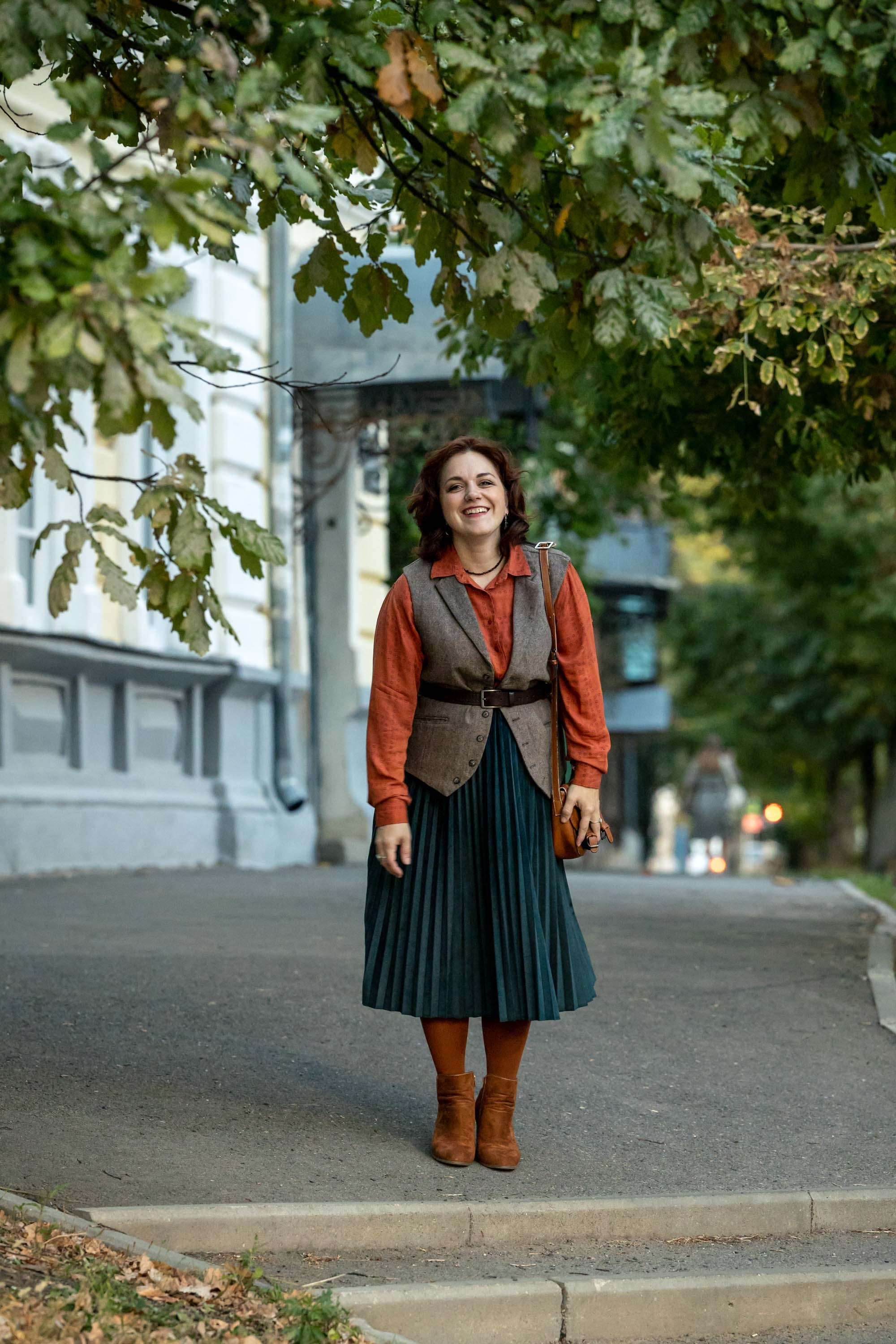 Оксана. Осень. Наталия Клевинскас портретный фотограф в Костроме