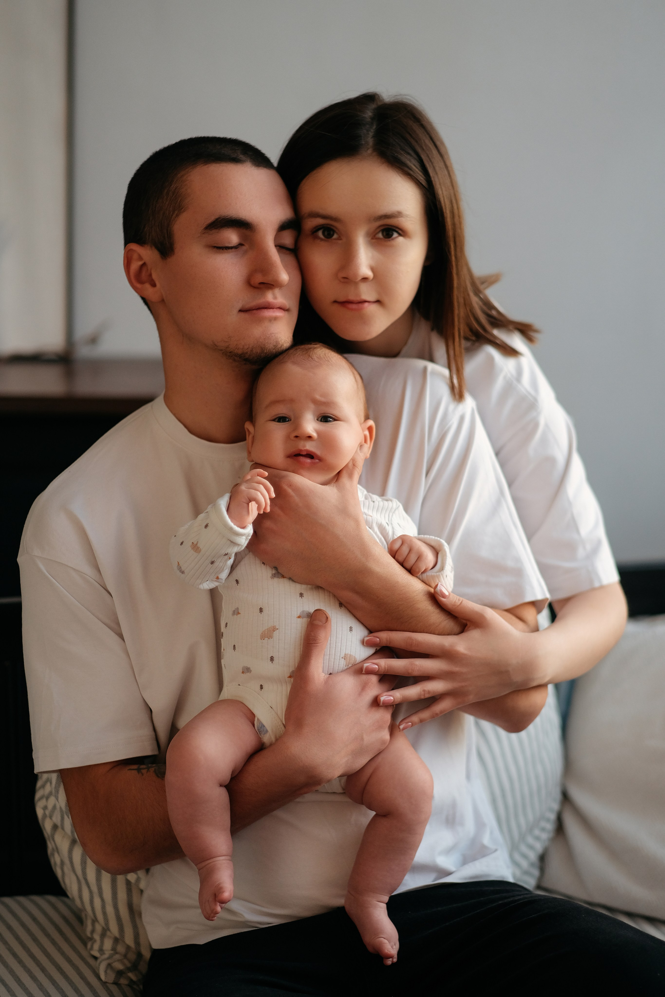 Настя Женя и Артем. Фотограф беременности и Newborn в Екатеринбурге Марина Добровольская