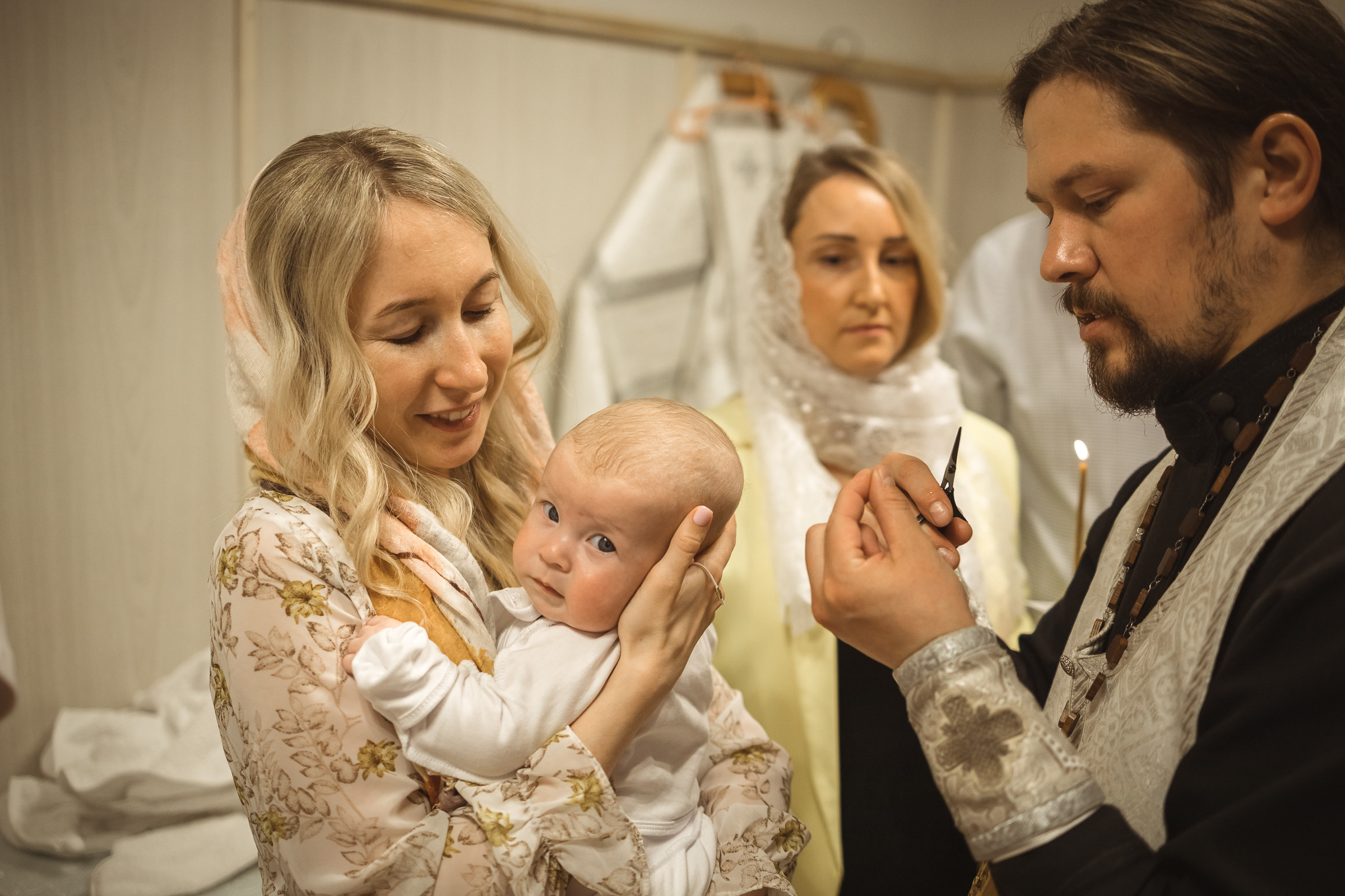 Таинство крещения двойняшек Анны и Анастасии. Фотограф на крещение и венчание в Самаре и Тольятти Елена Арди