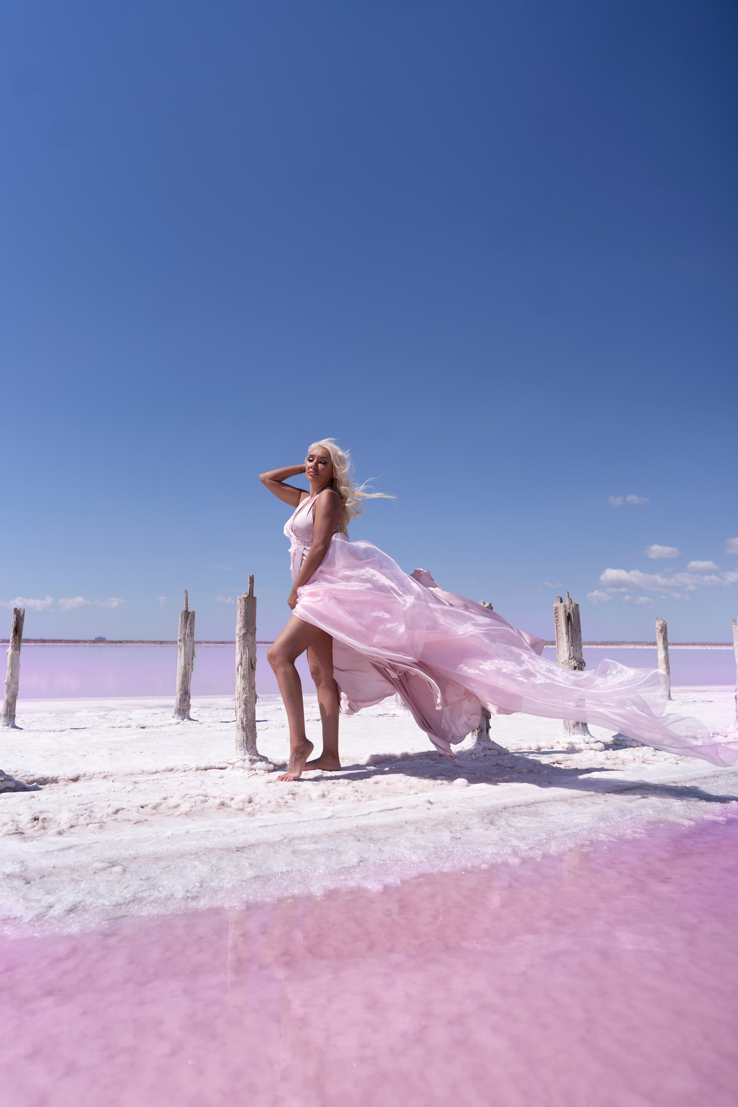 Розовое озеро Сасык-Сиваш (Евпатория). Фотограф в Крыму Лебедева Александра