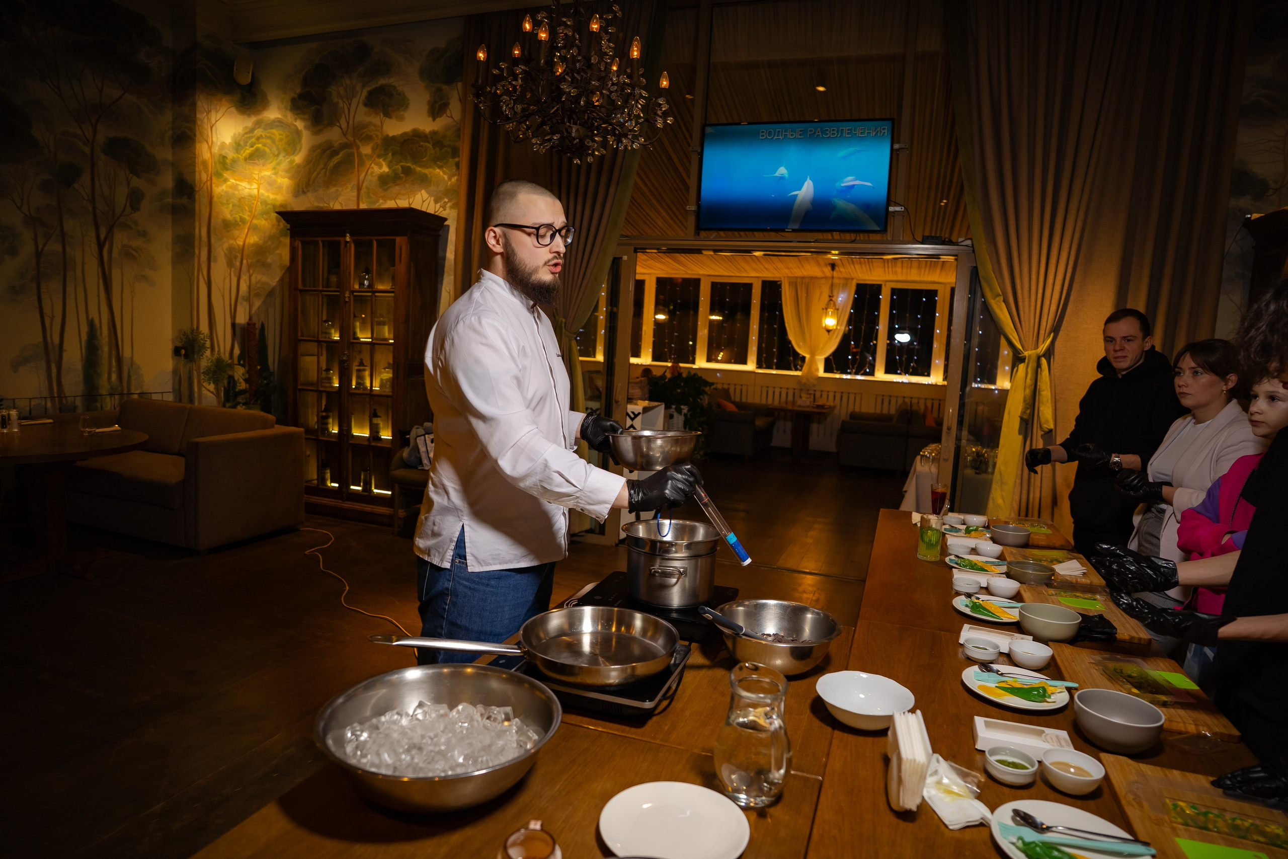 Мастер класс в ресторане «Плюшкин». Фотограф Александр Вишняков