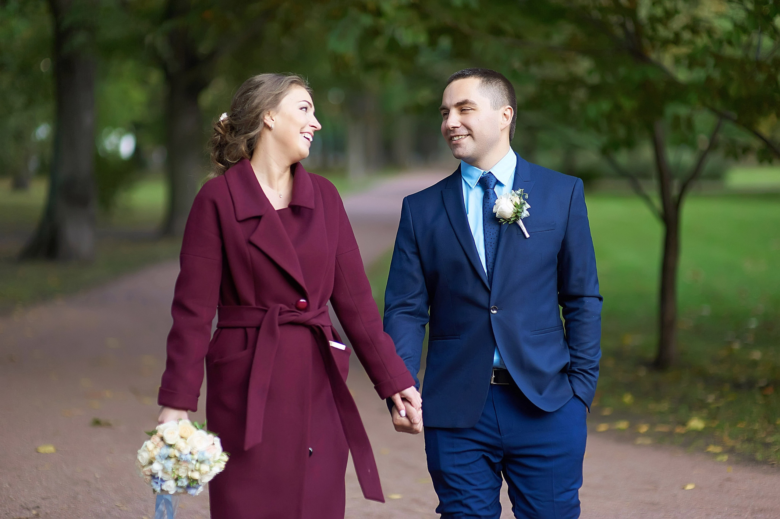 Свадебная фотосессия в студии. Портретный, семейный и свадебный фотограф в Санкт-Петербурге и в Пушкине Ширяев Денис