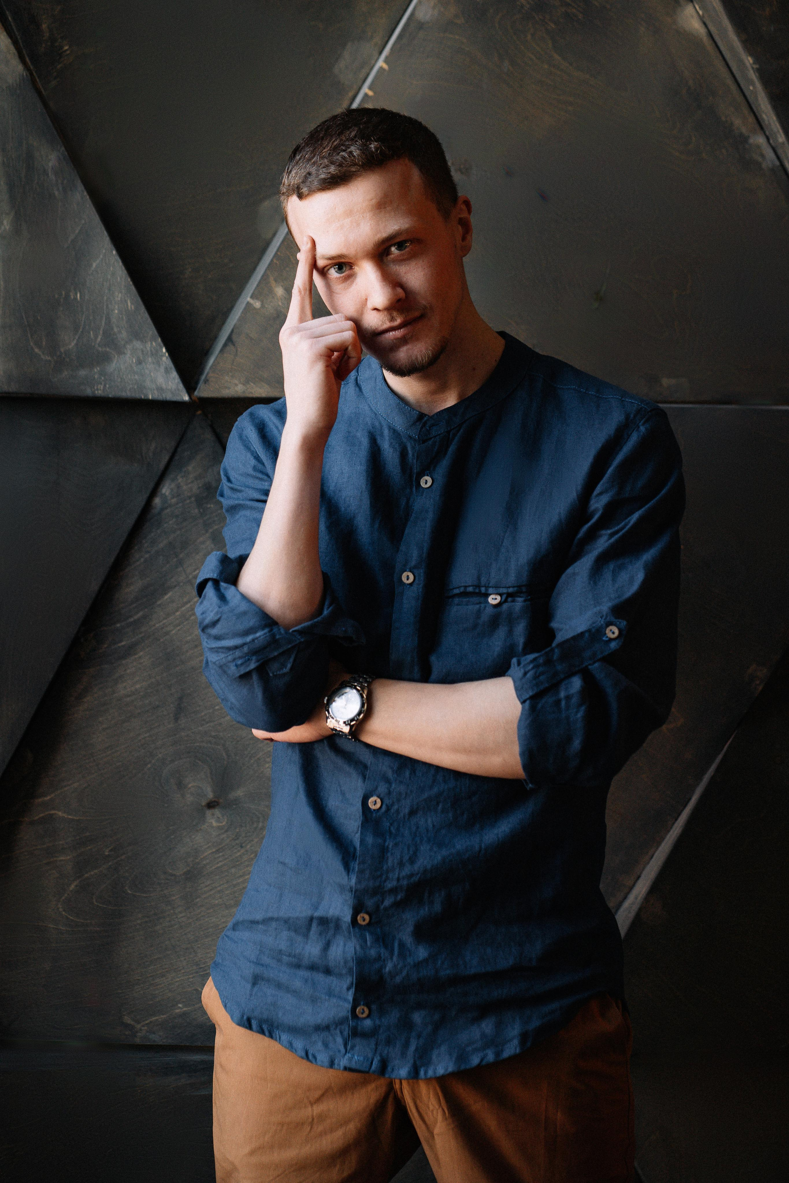 Портретная фотосессия для парня в Москве