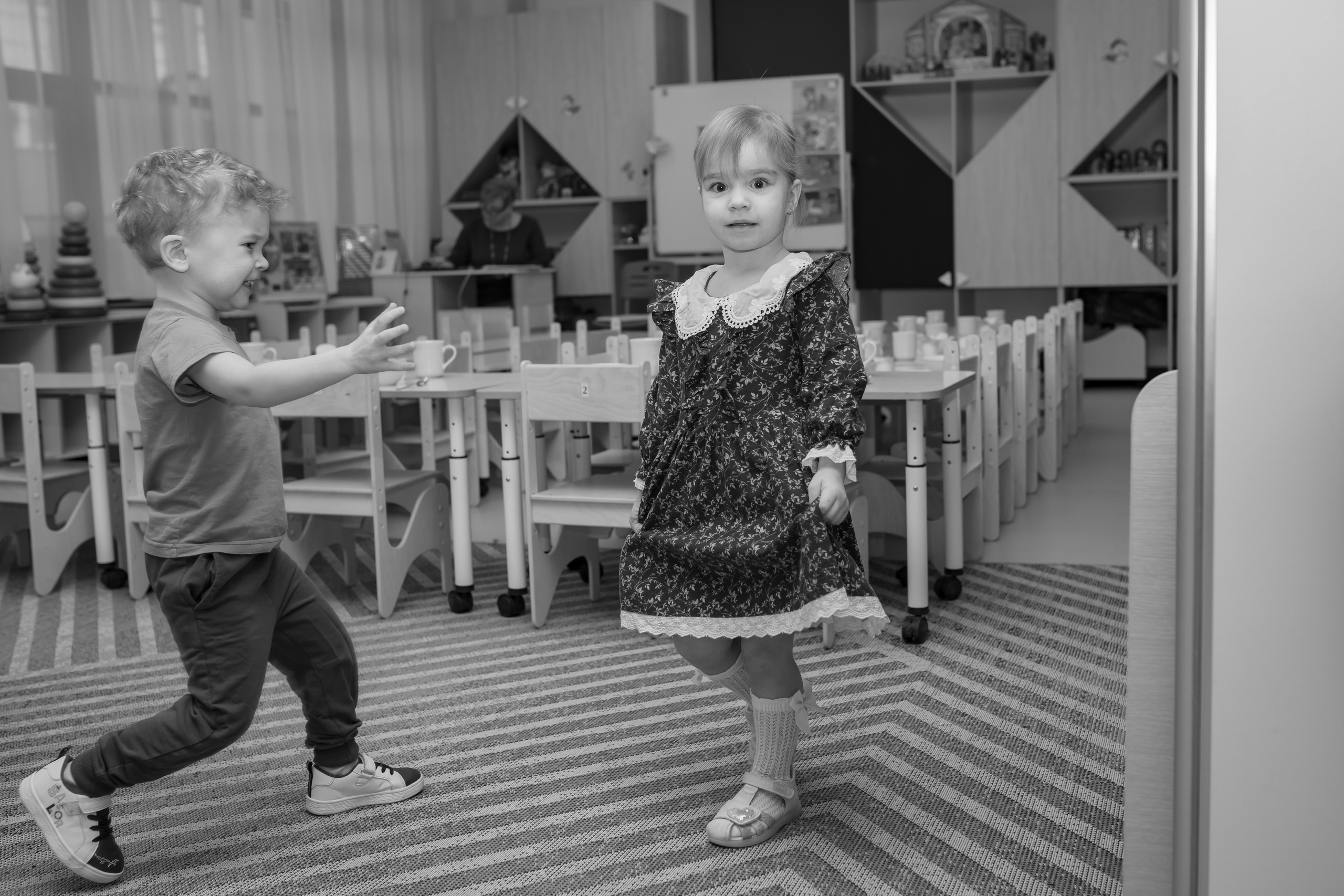 Праздник весны в детском саду. Семейный и детский фотограф в Москве Дорогова Екатерина