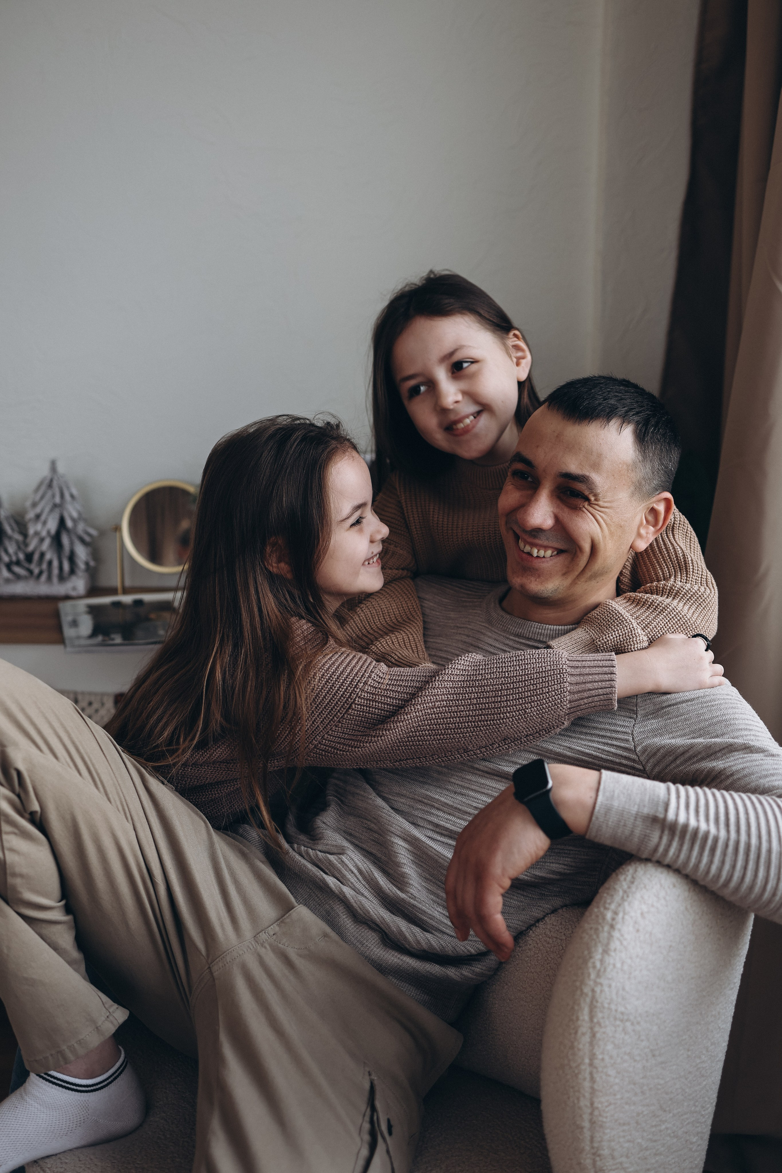 Новогодняя съёмка в студии. Семейный и детский фотограф в Москве Маргарита Сереброва
