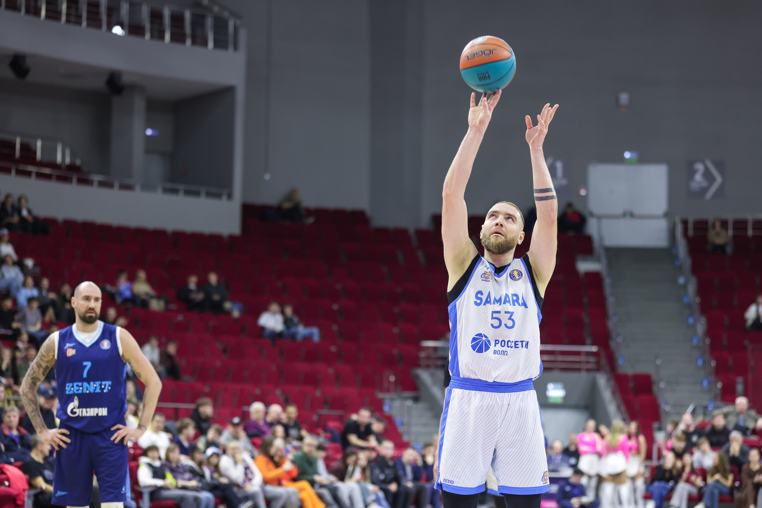 Баскетбол. Самара — Зенит. Единая лига ВТБ. Спортивный фотограф в Самаре