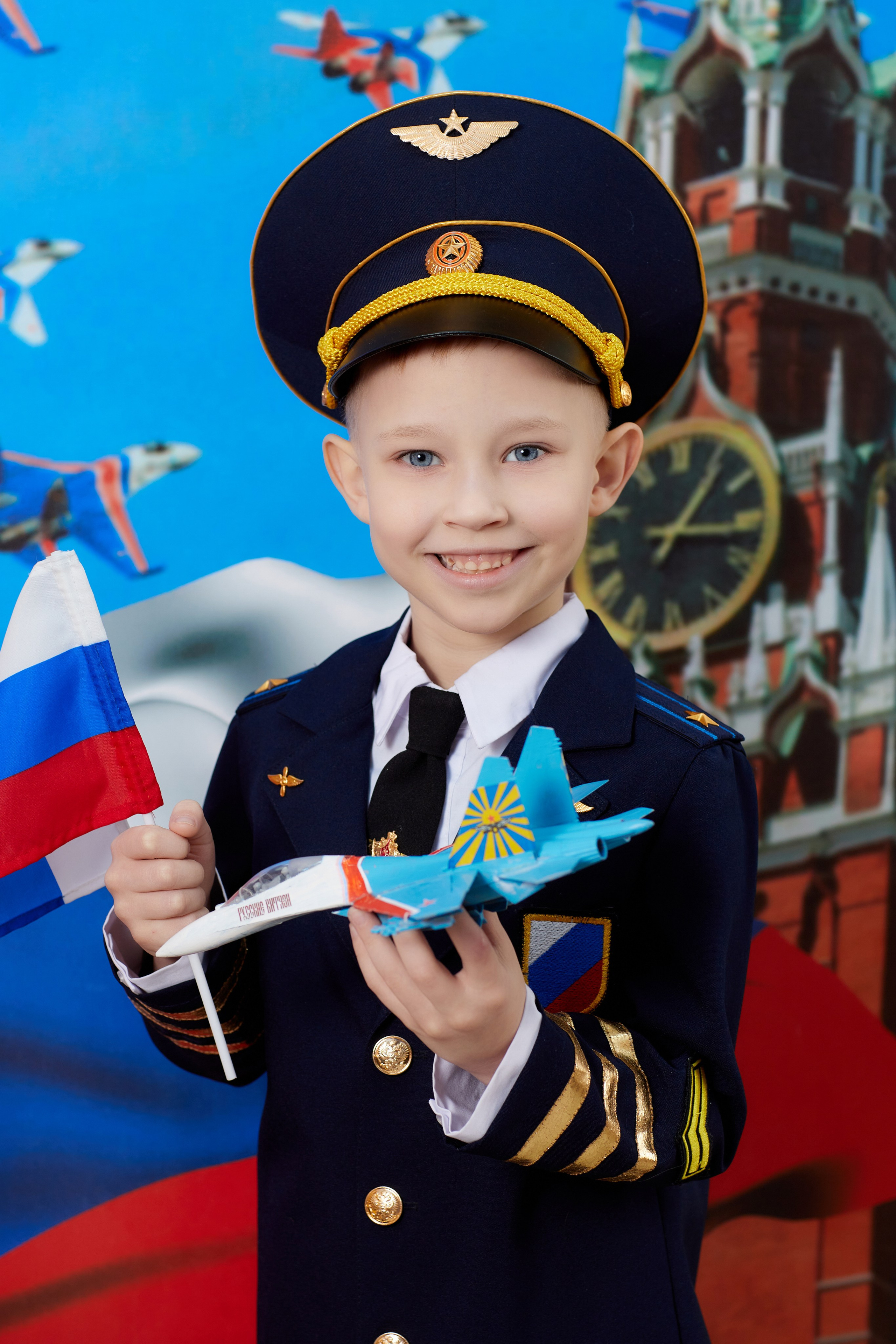 Военные лётчики. Детская выездная фотостудия