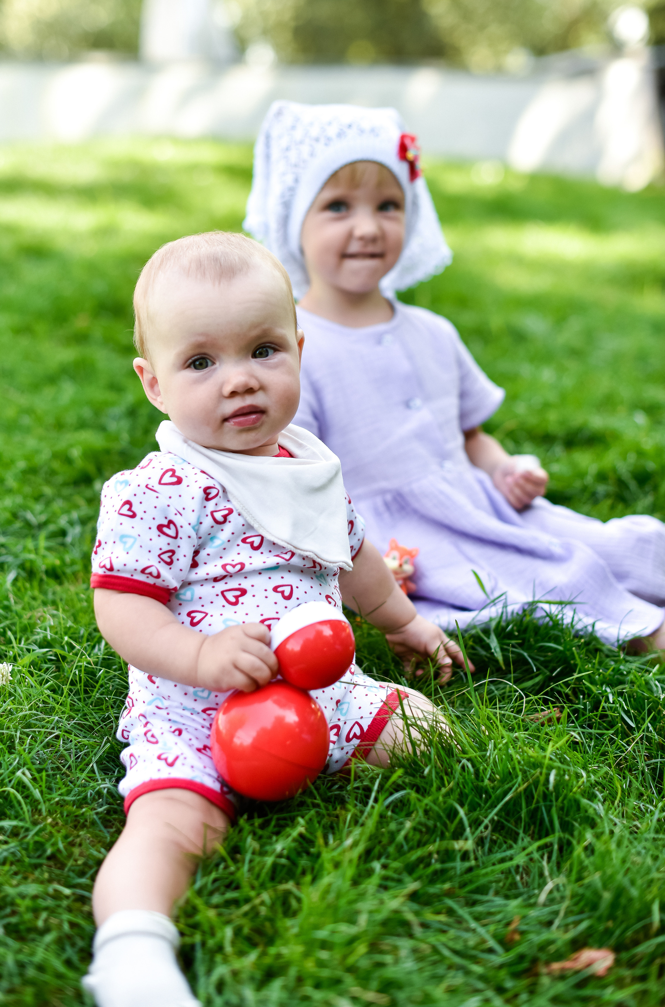 ЛЮба, Оля и маленькие проказницы))))