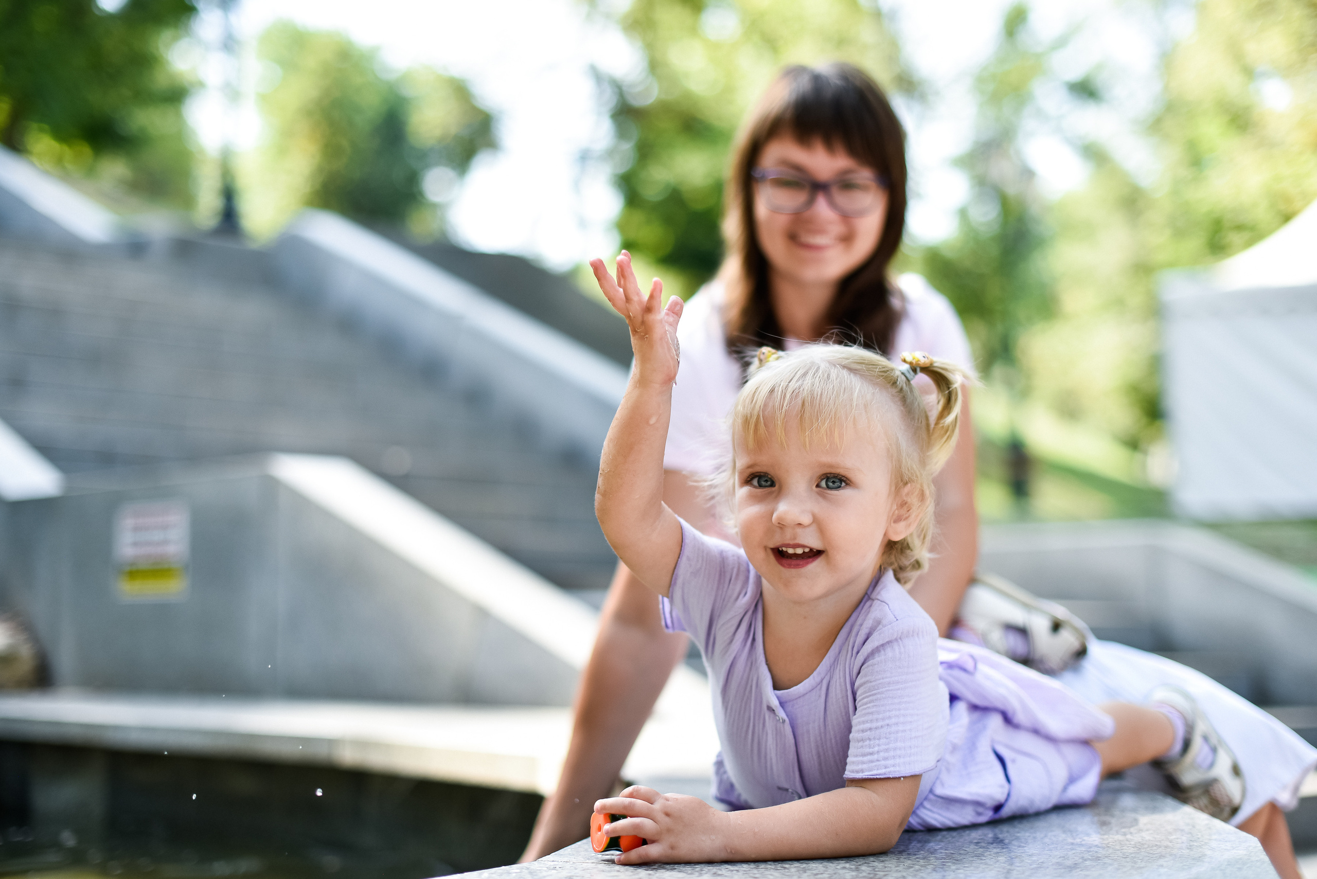 ЛЮба, Оля и маленькие проказницы))))