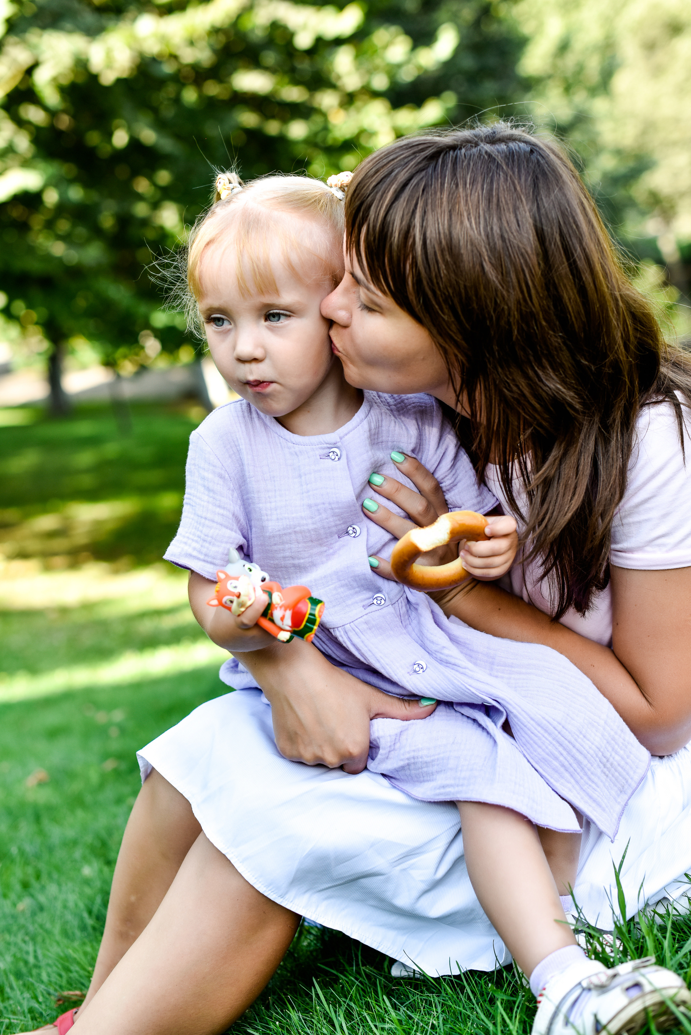 ЛЮба, Оля и маленькие проказницы))))