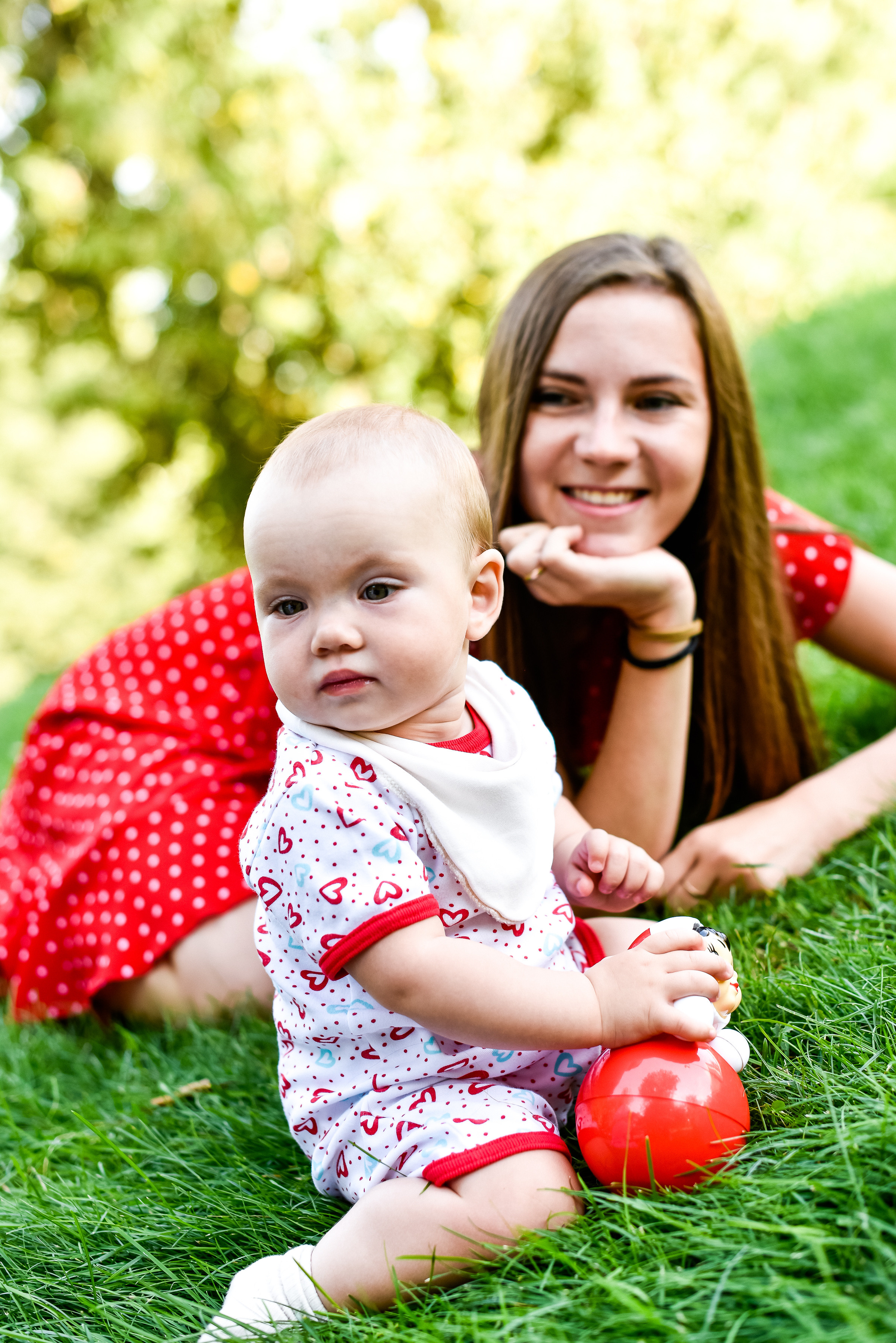 ЛЮба, Оля и маленькие проказницы))))