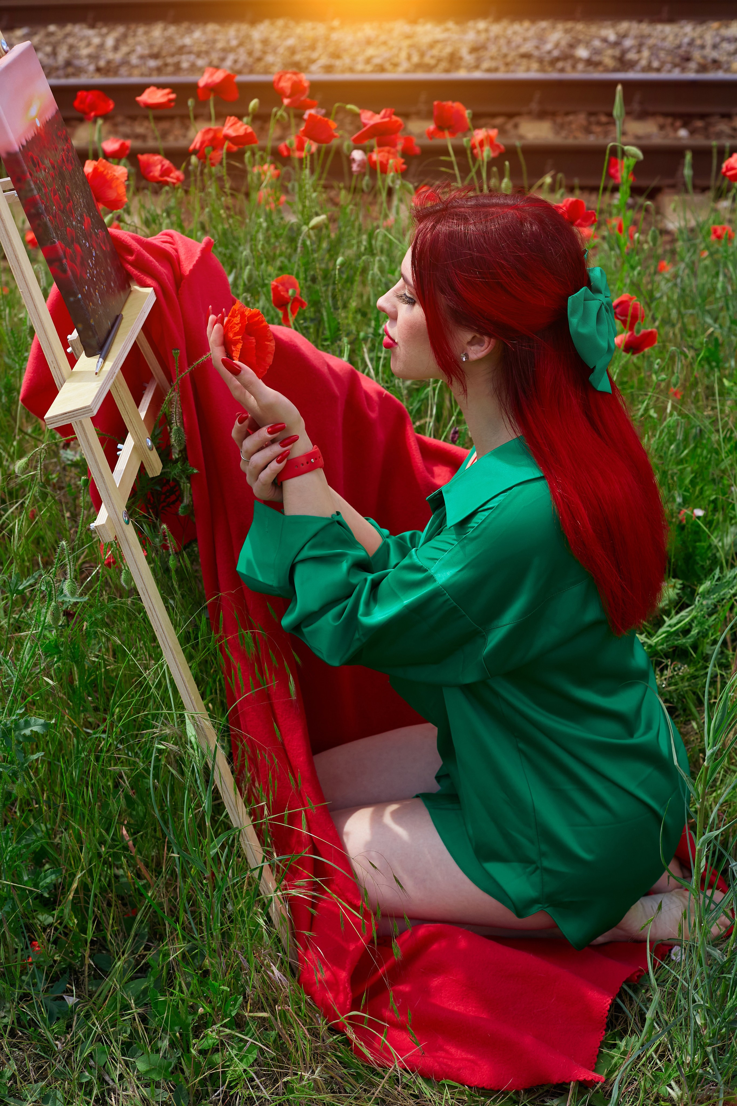 «Картина с маками». Свадебный и креативный фотограф в ЮФО и МСК