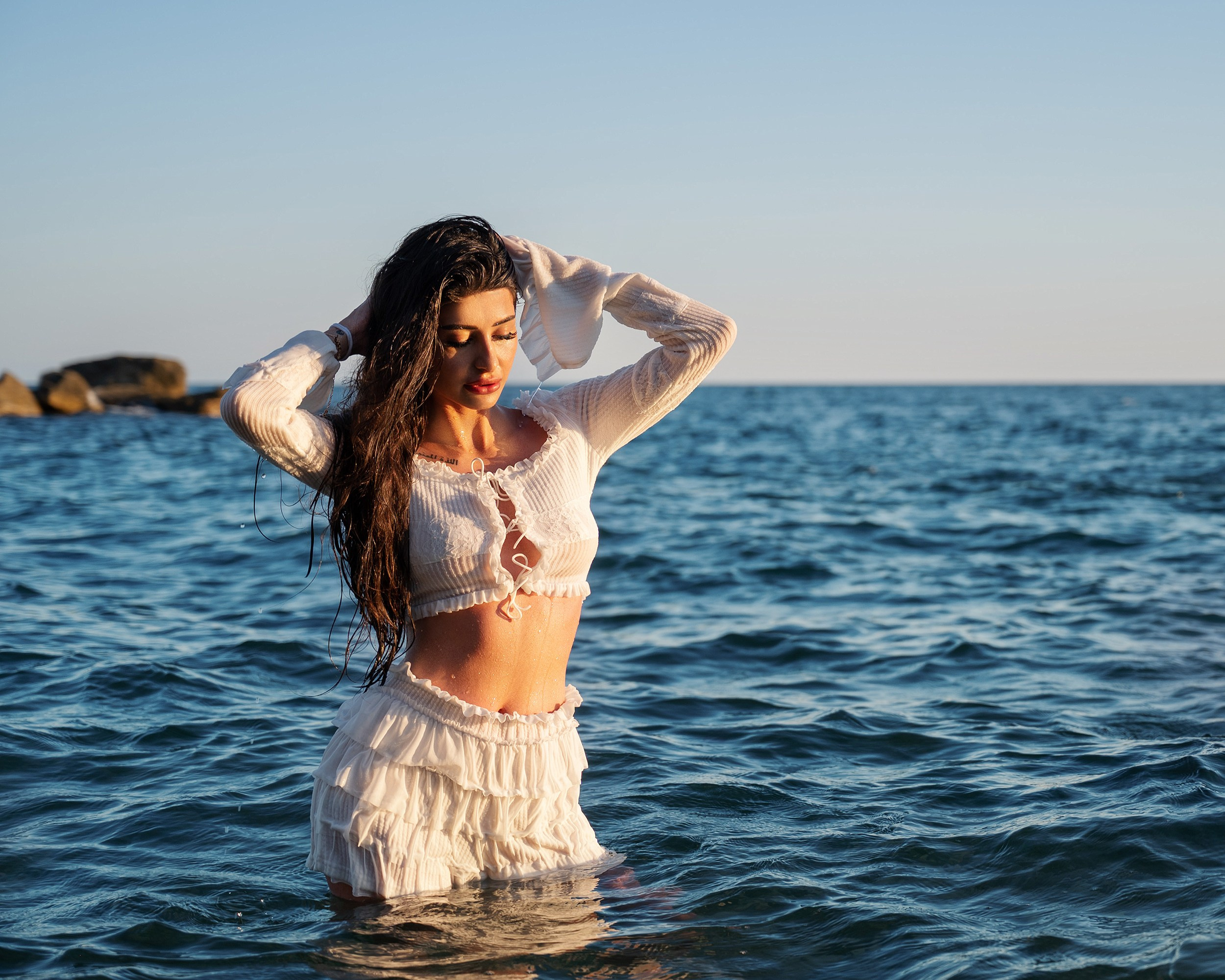 Оксана в День рождения на Черном море. Фотографирую счастливых людей в Сочи