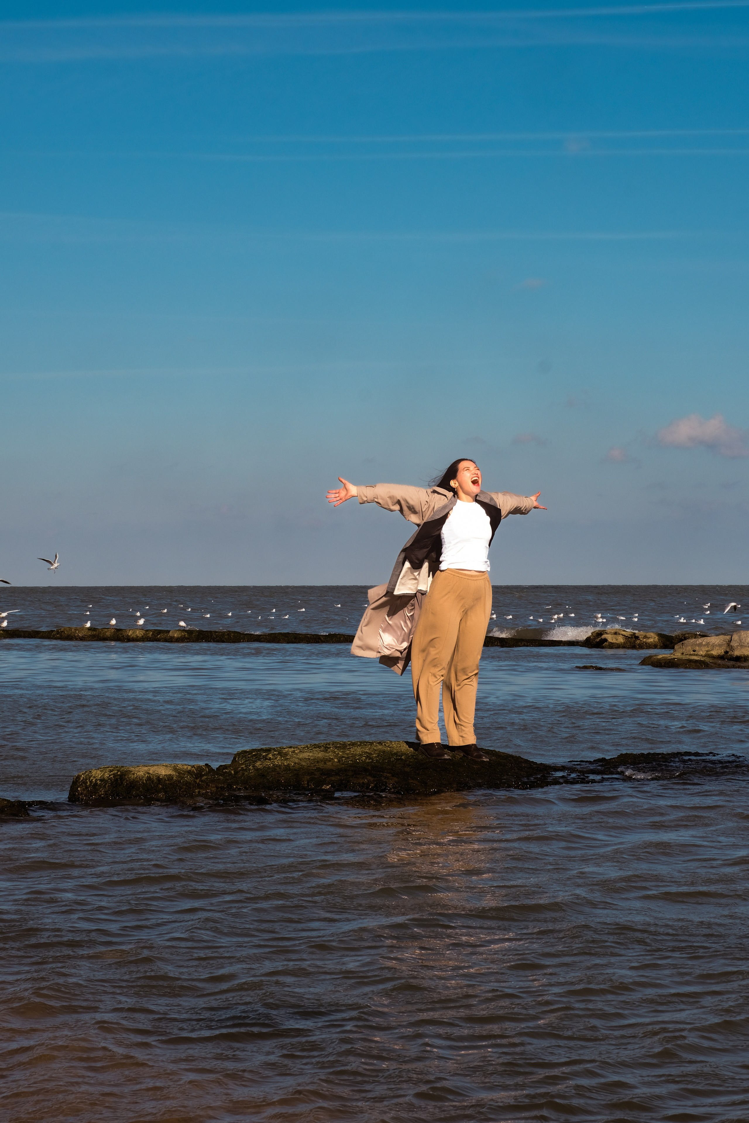 Съемка Джама в море. Контент-фотограф в Махачкале. Марина