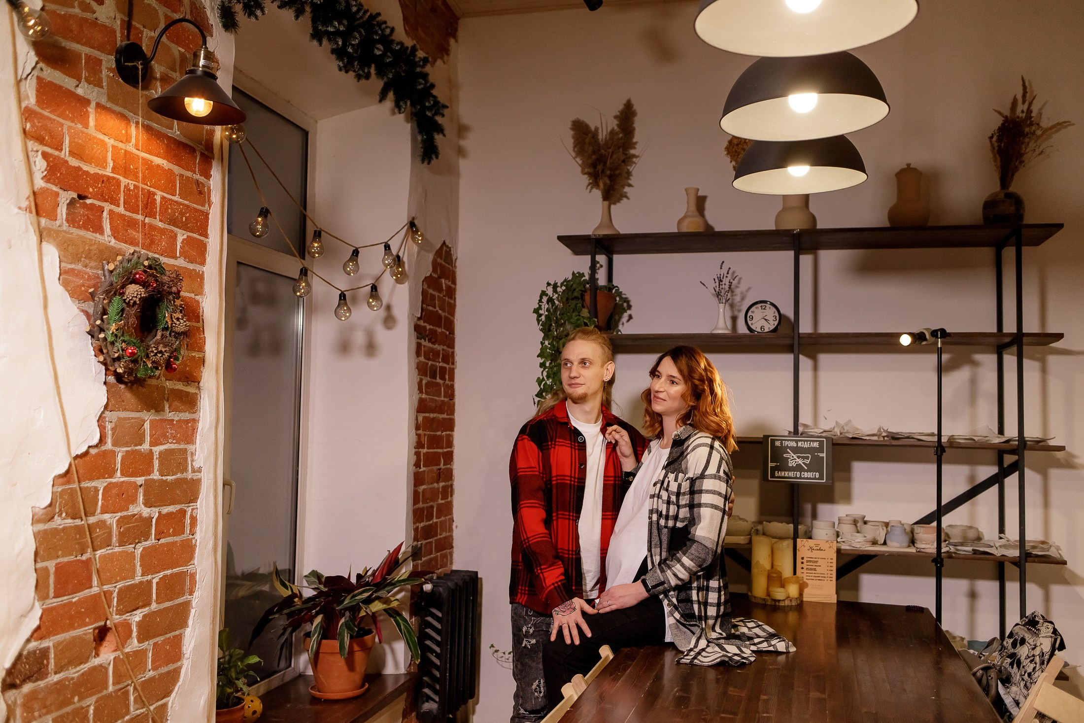 Дима и Настя. Фотограф Симонова Юлия. Пенза. Новогодняя фотосессия