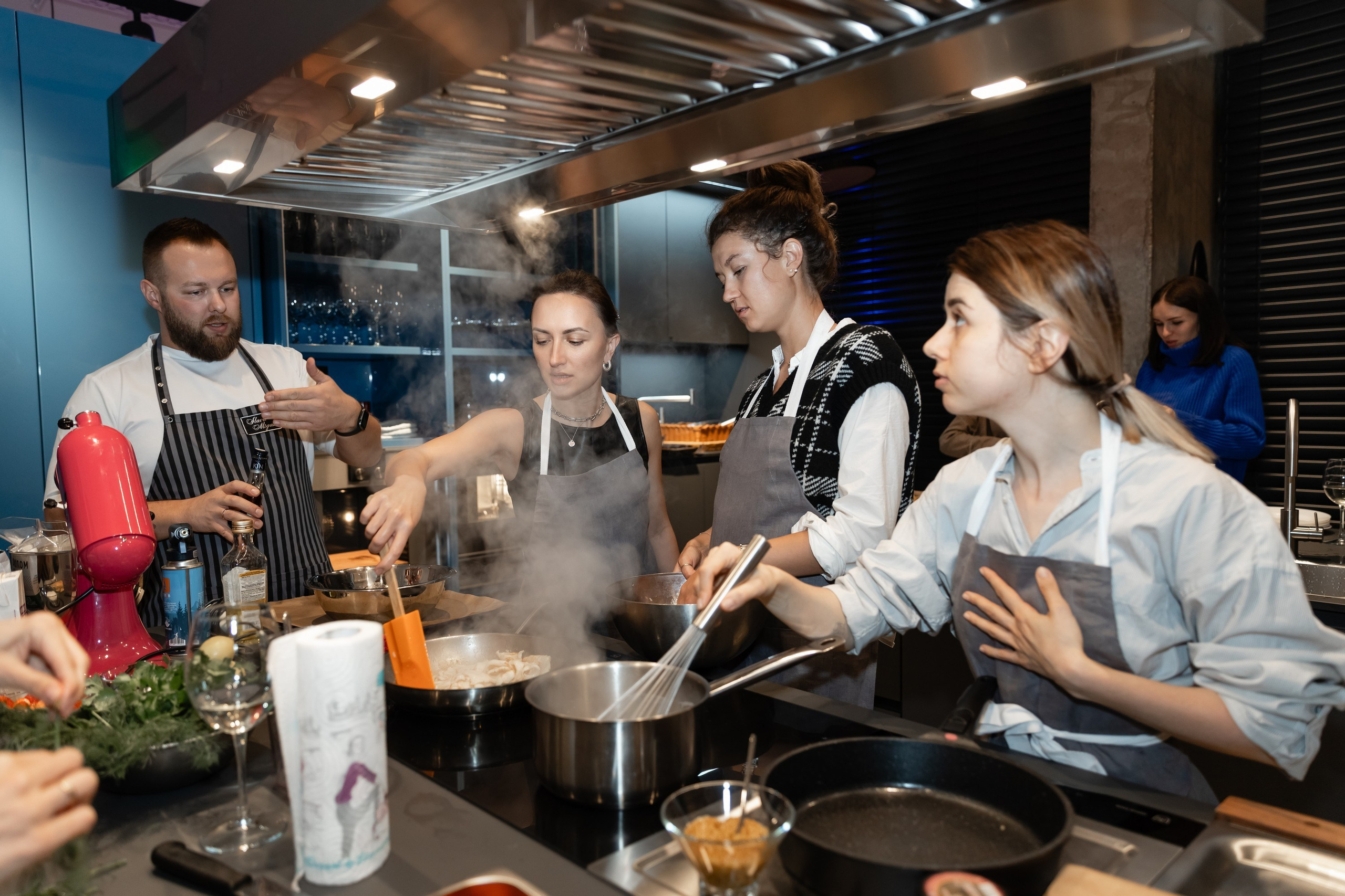 Кулинарный мастер-класс (Point of Experience). Татьяна Чернышова свадебный фотограф Москва