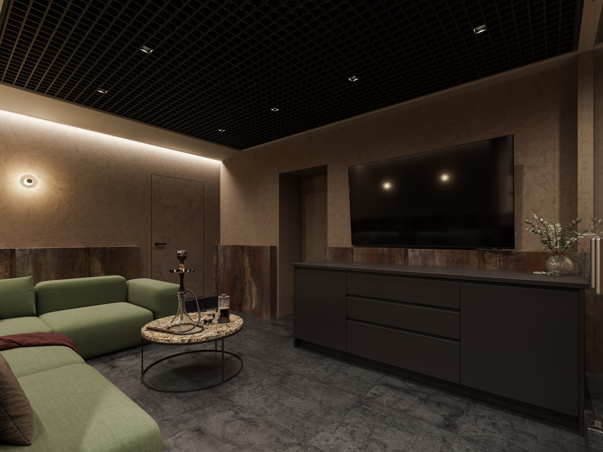 Загородный Дом в Современном Стиле: 3D Визуализации Интерьера с Атмосферой Уюта. Визуализатор интерьера в Москве | Брагин Кирилл