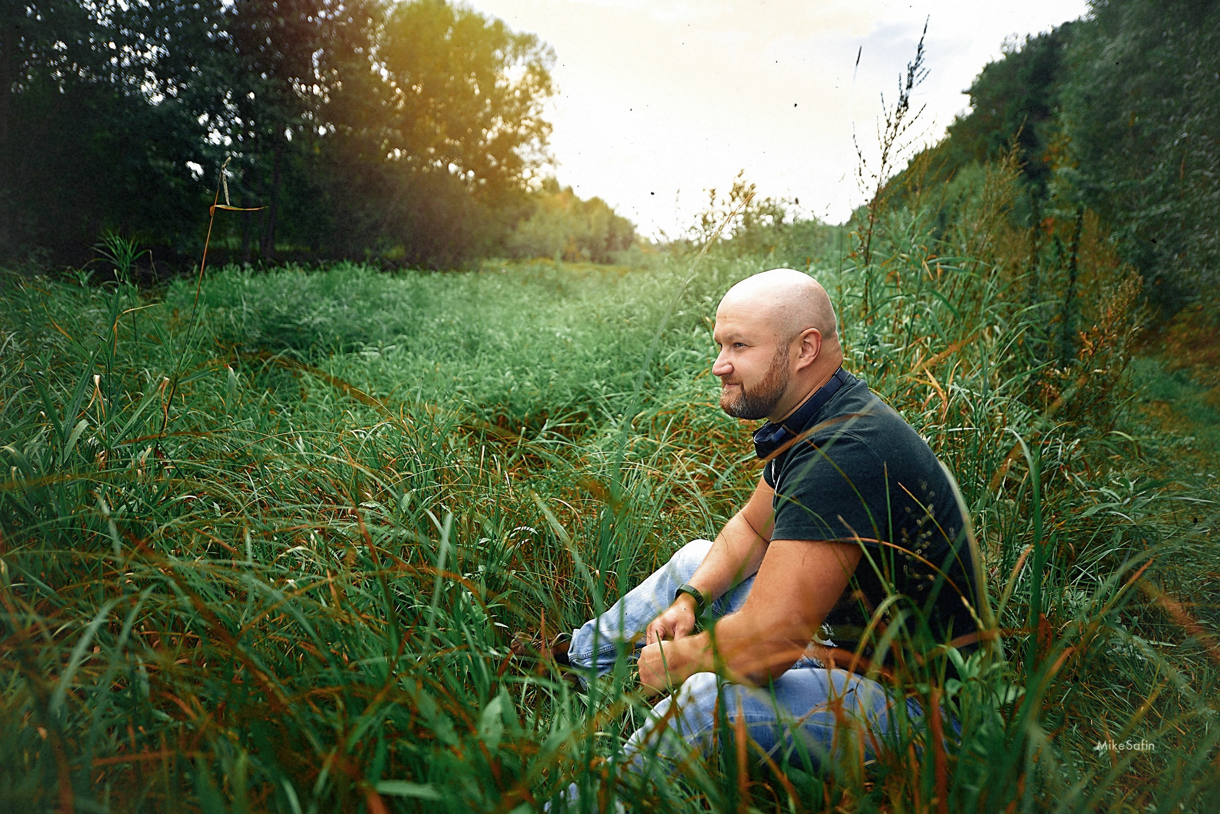 Мужская фотосессия на природе в Сургуте — профессиональная фотография для мужчин