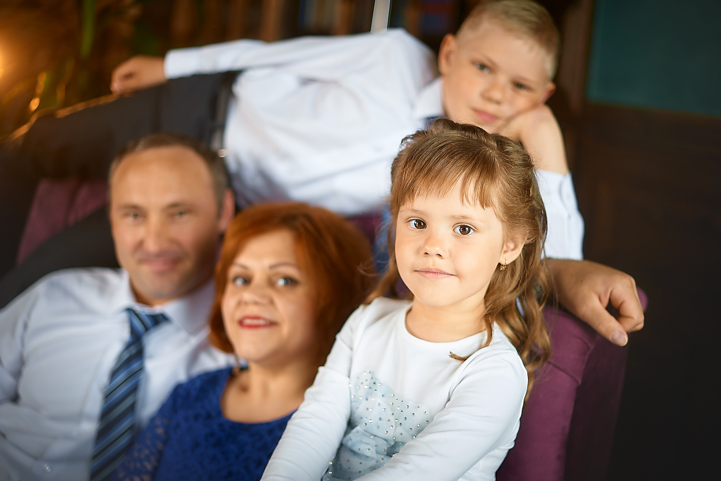Семейная съёмка в фотостудии