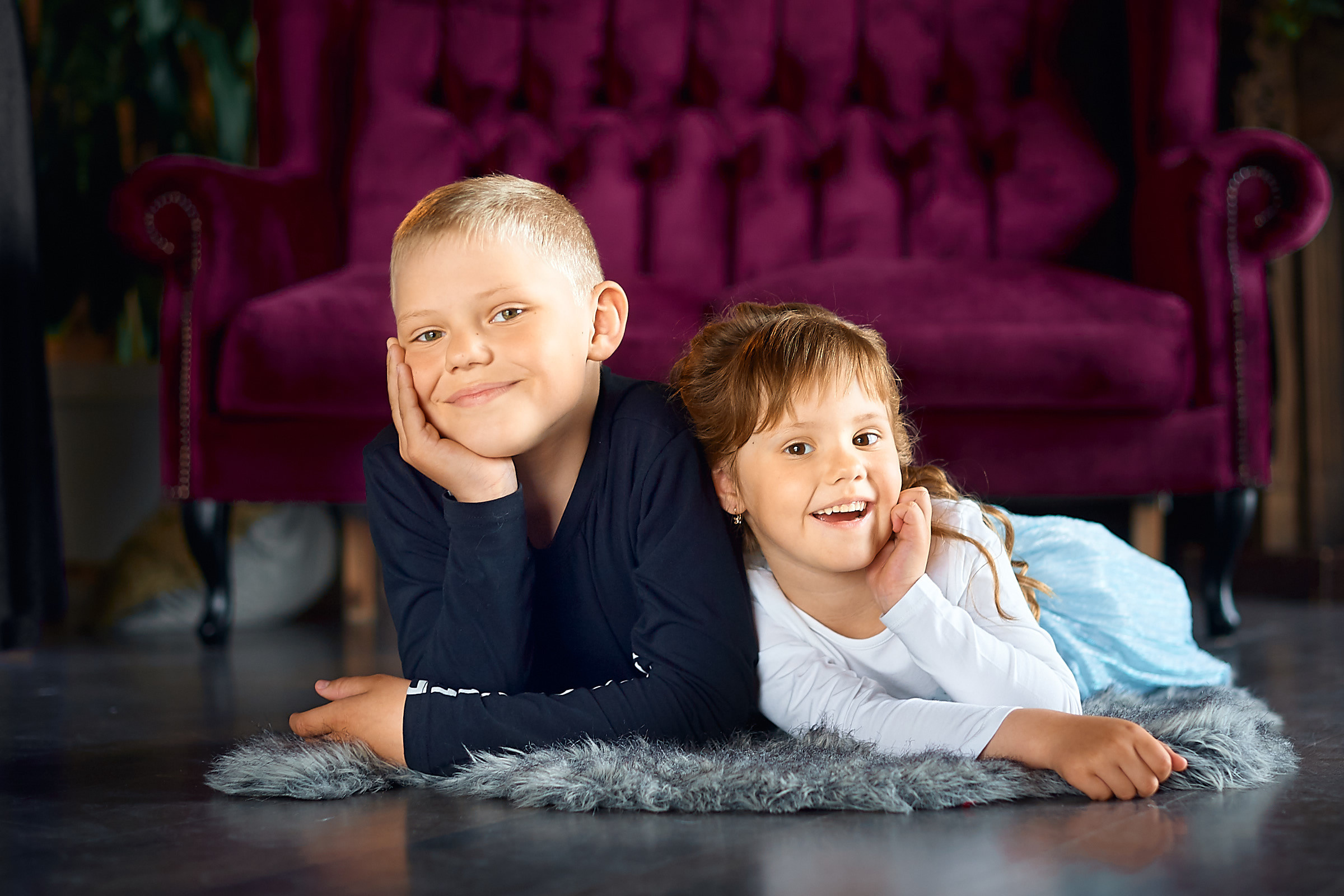 Семейная съёмка в фотостудии