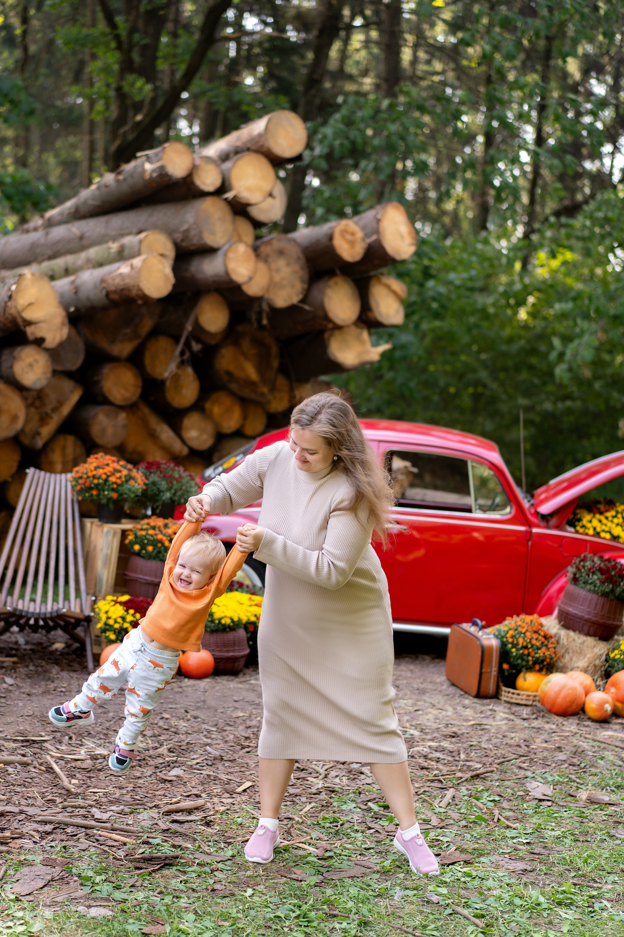 Фотодень с РетроМашинкой. Семейный и свадебный фотограф Минск, Беларусь Анна Орловская