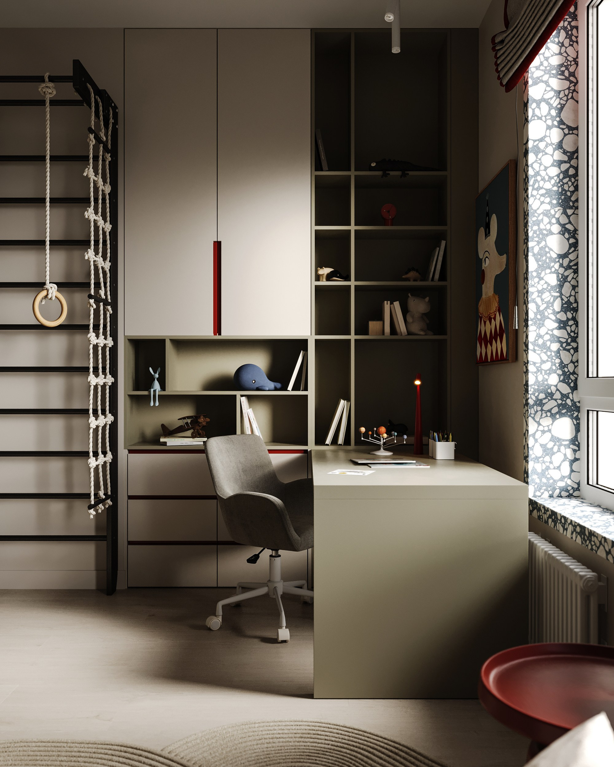 Детская ЖК «Аристократ». 3D визуализация интерьера Надежда Соколова