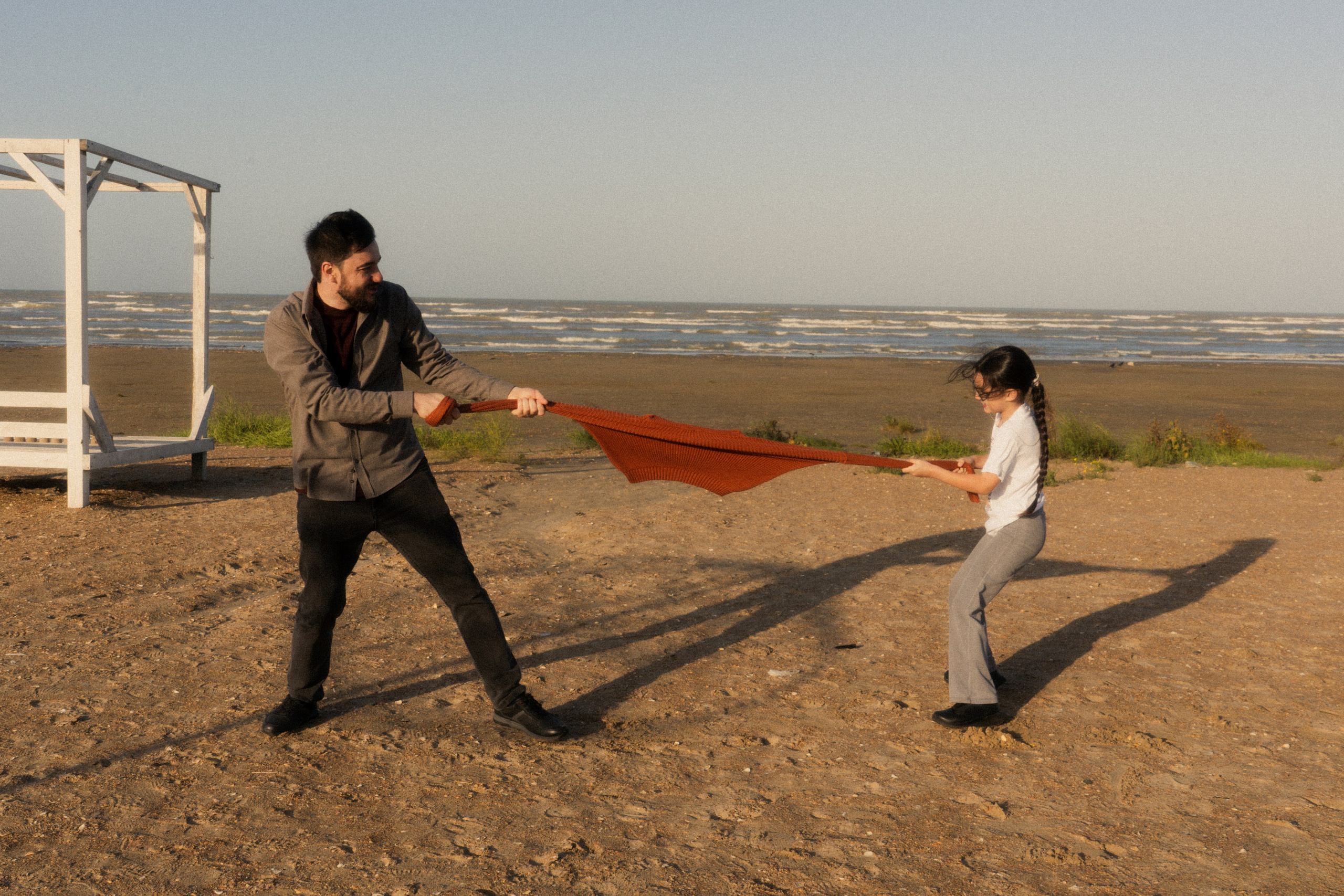 Осенняя прогулка / море. Фотограф в Каспийске