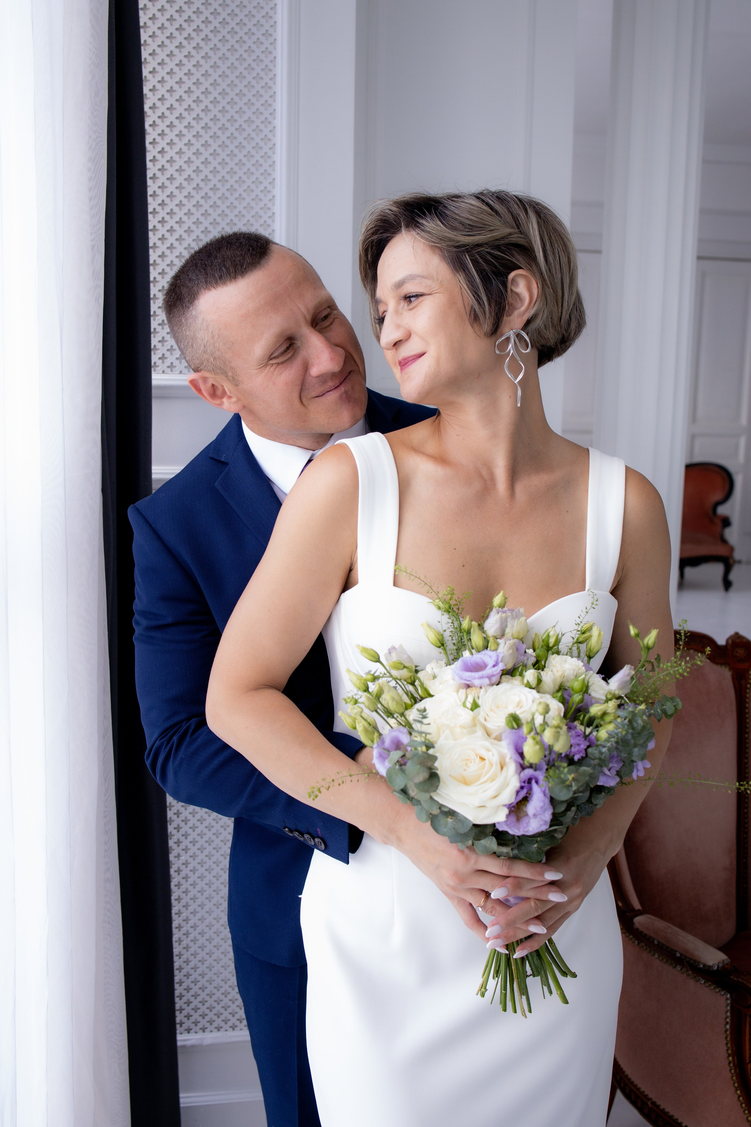 Иван и Мария (с семьей в фотостудии). Фотограф Новосибирск