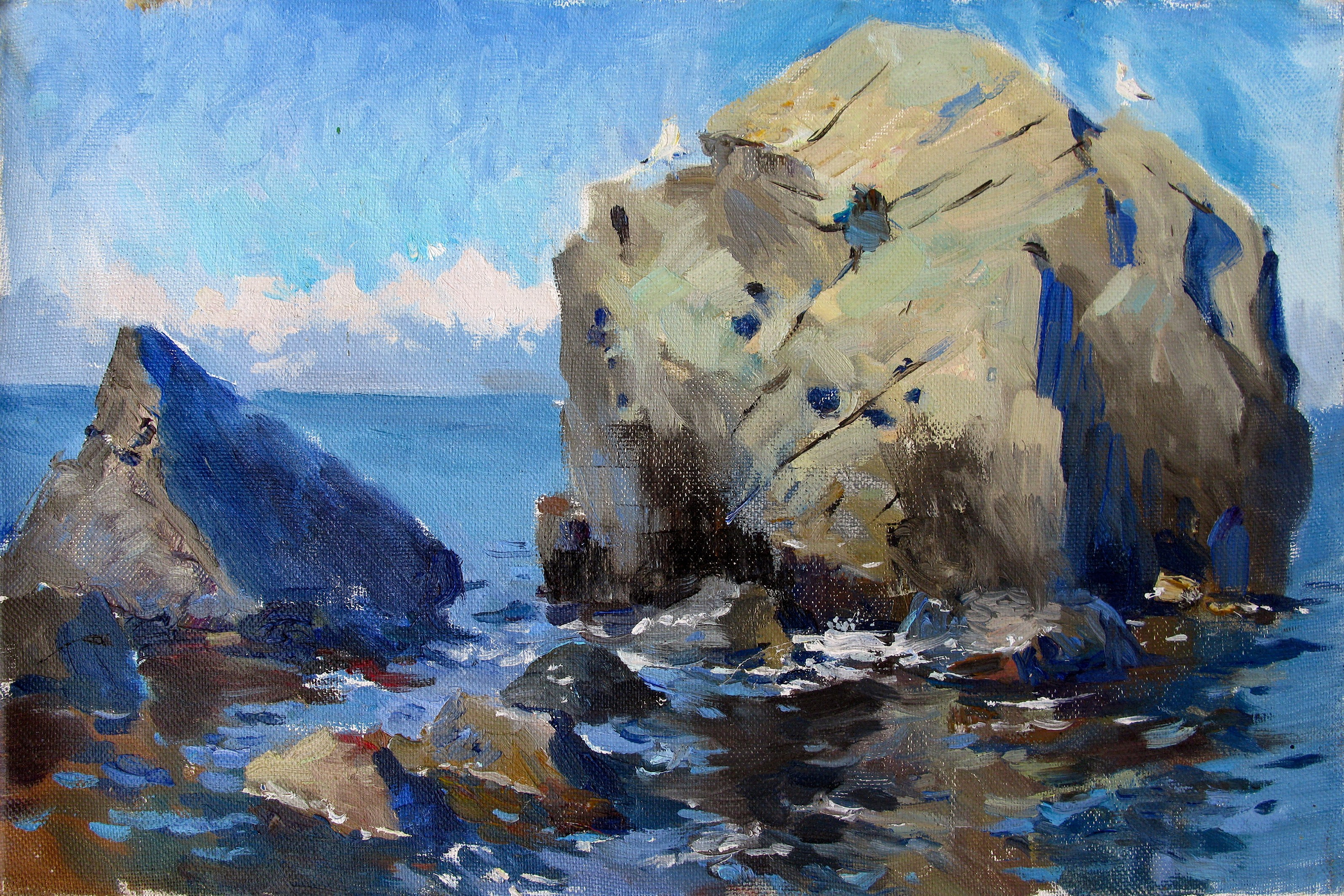 Пейзажи. Голивец Денис дальневосточный художник-творец в Санкт-Петербурге