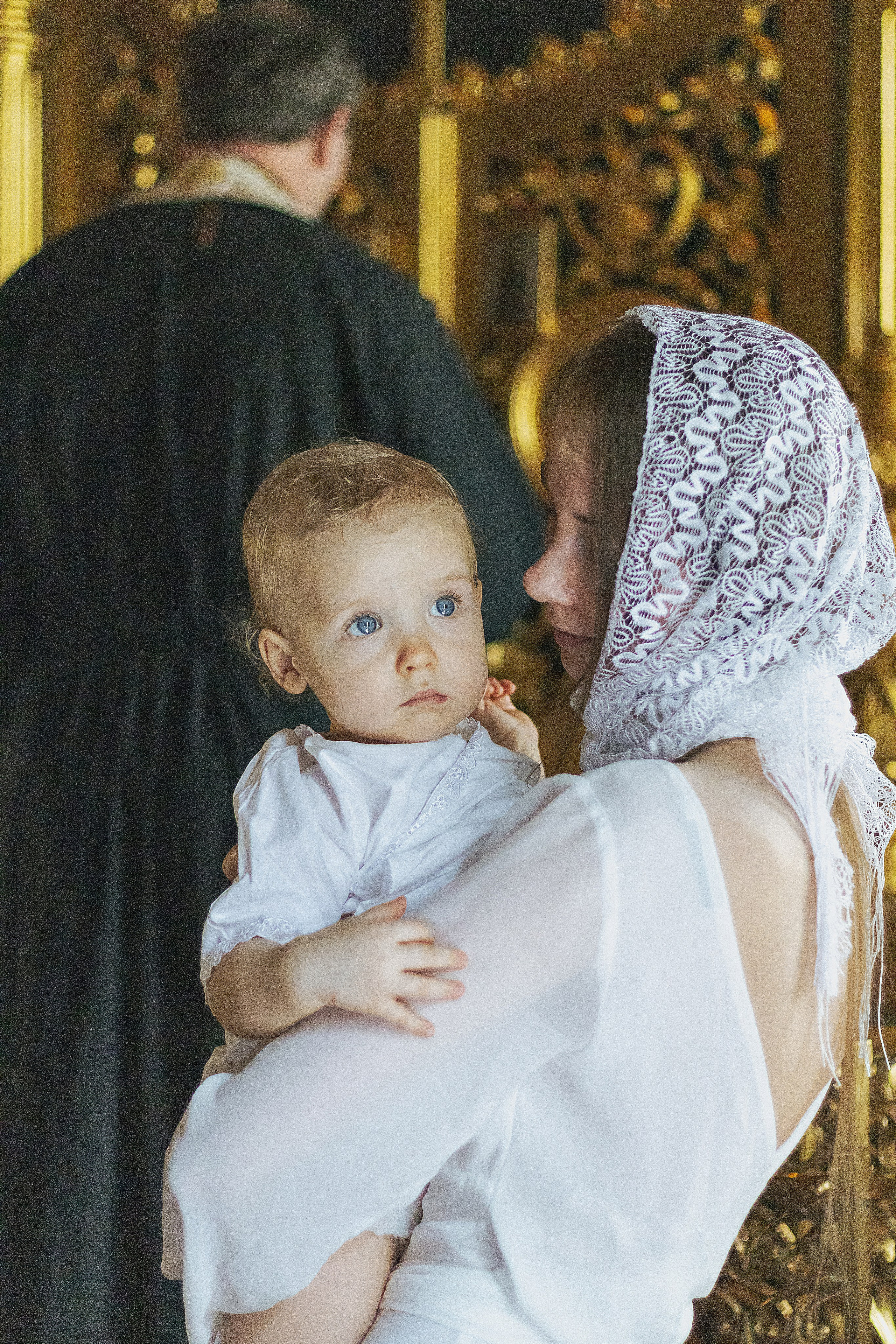 Съемка таинства крещения. Фотограф Видеограф Игорь Никулин Москва Балашиха