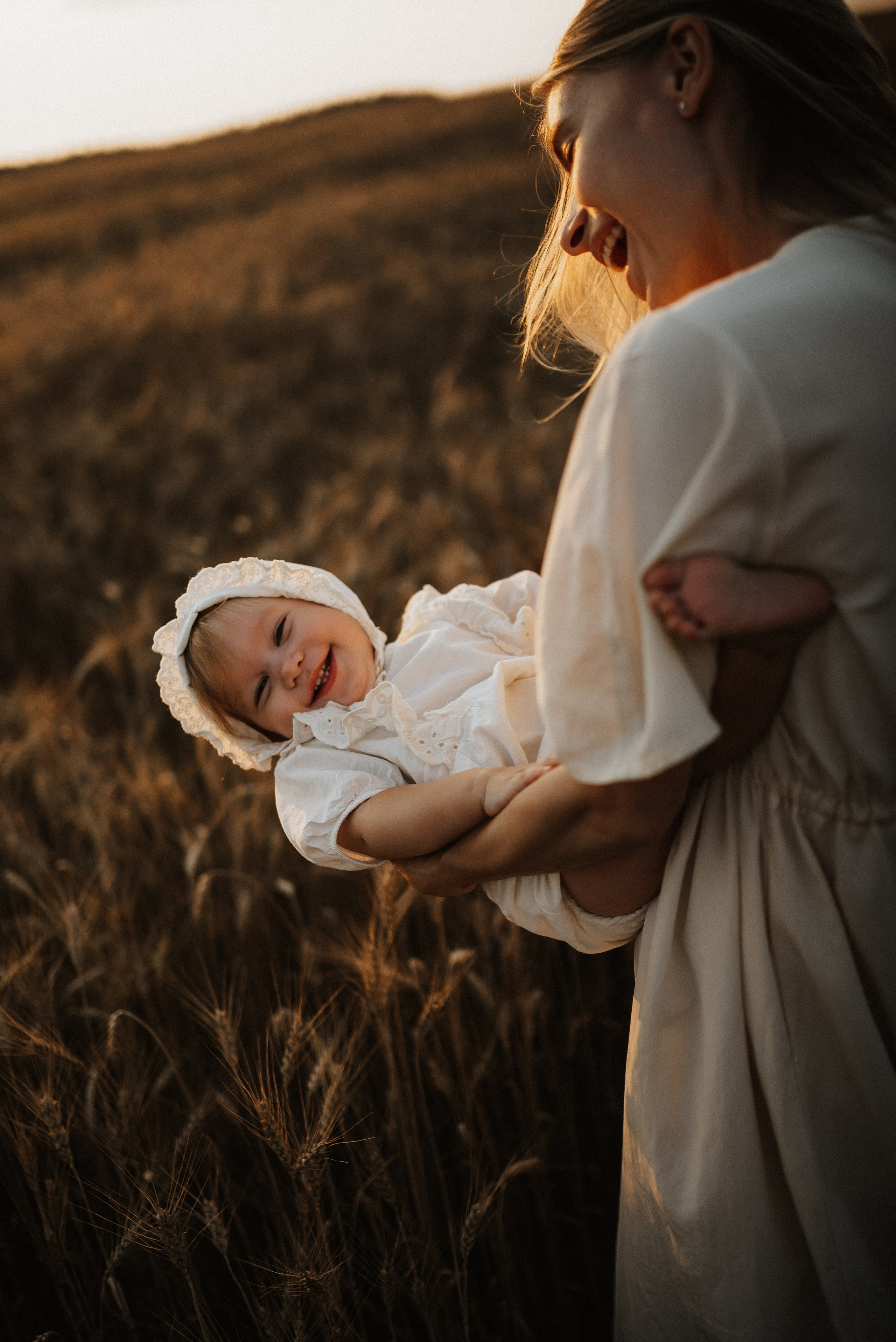 Красивая закатная история мамы и дочки. Фотограф Алексин, Тула