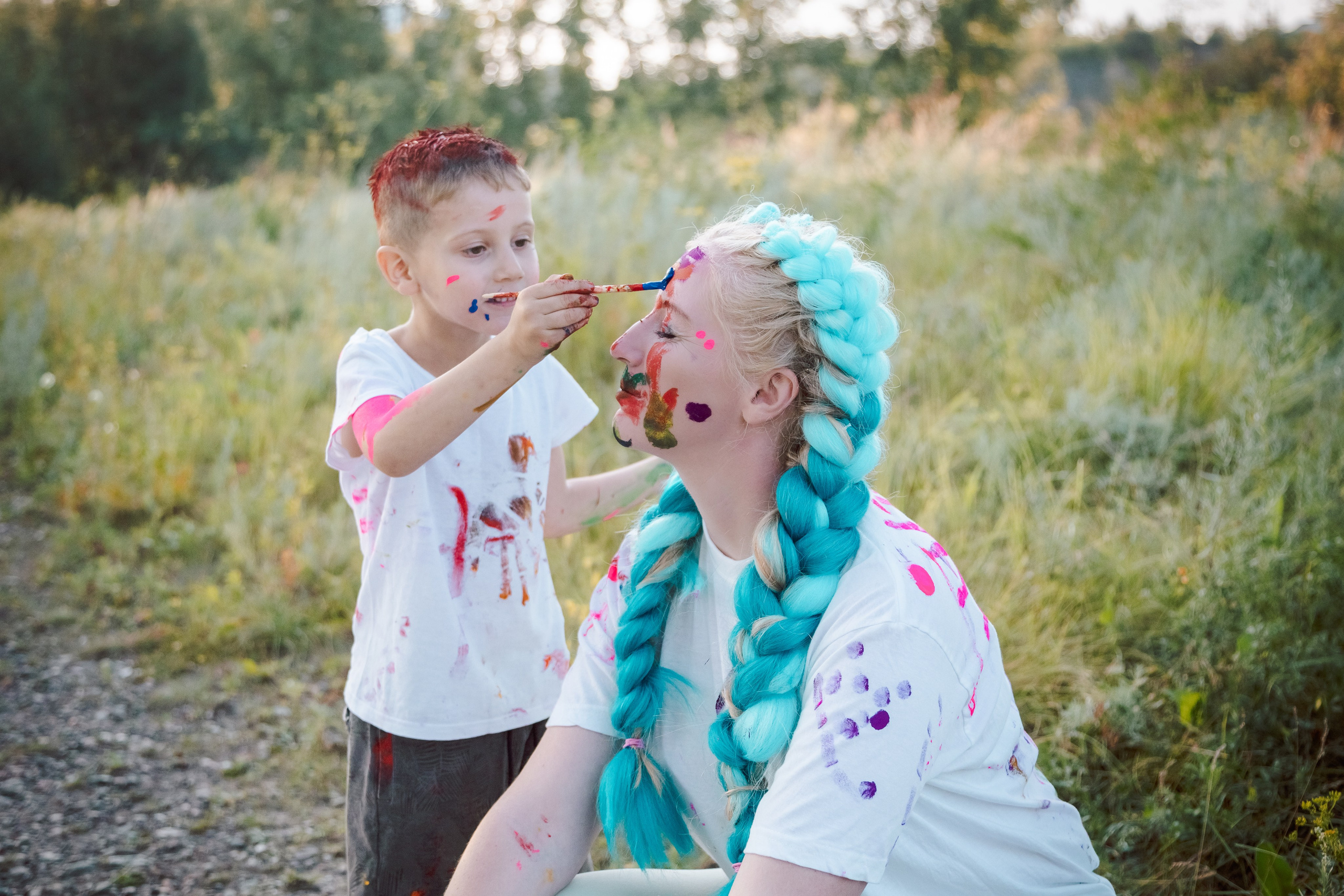 Семейная фотосессия на природе летом. Семейный и детский фотограф в Красноярске Ольга Гаврикова